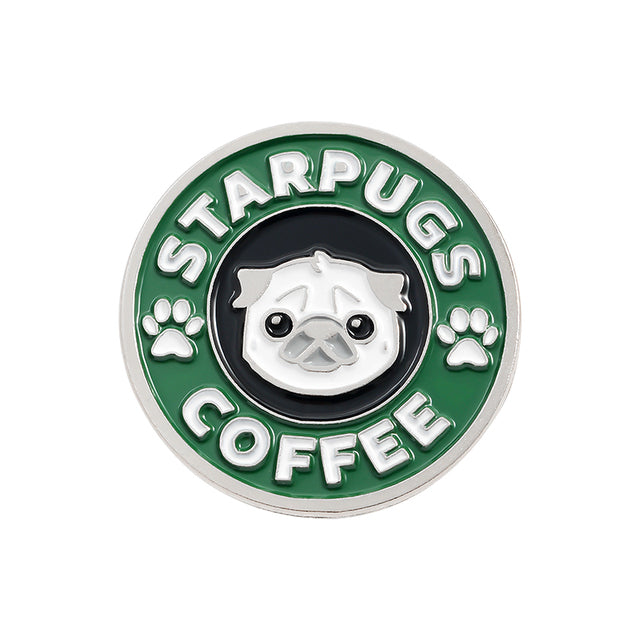 Starpugs Coffee Enamel Pin - thehappypin
