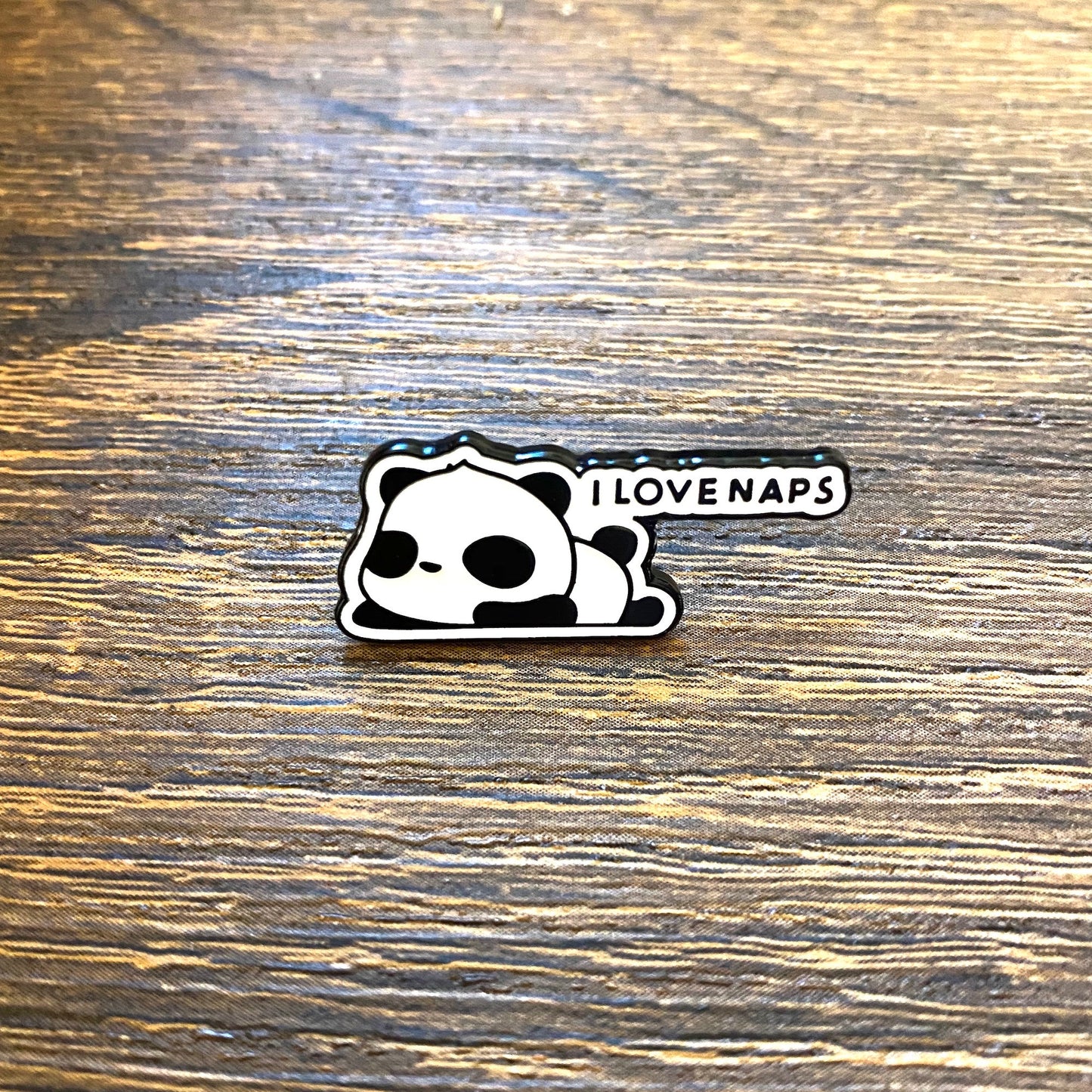 Napster the Napping Panda Enamel Pin - thehappypin