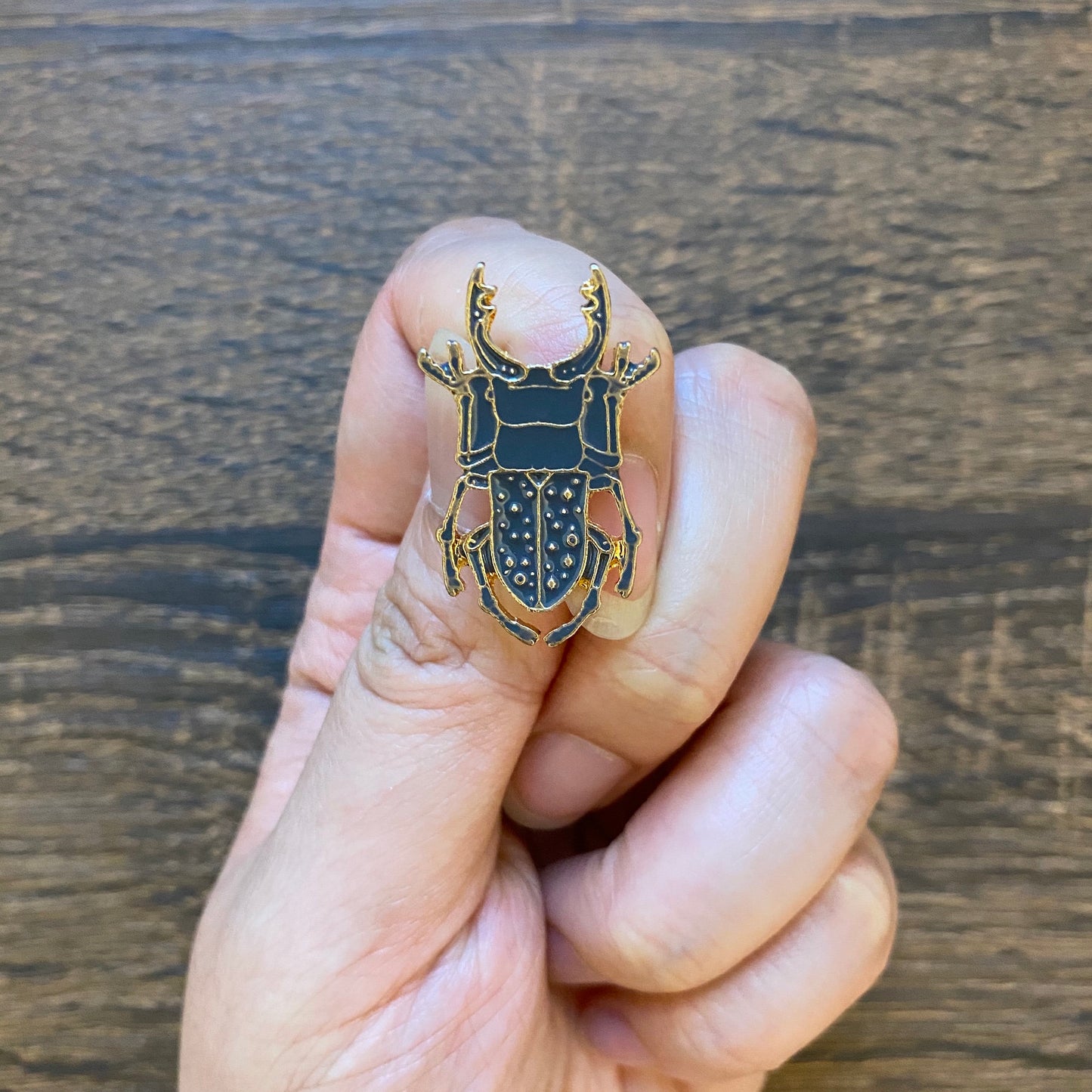 Scarab Beetle Egyptian Enamel Pin - thehappypin