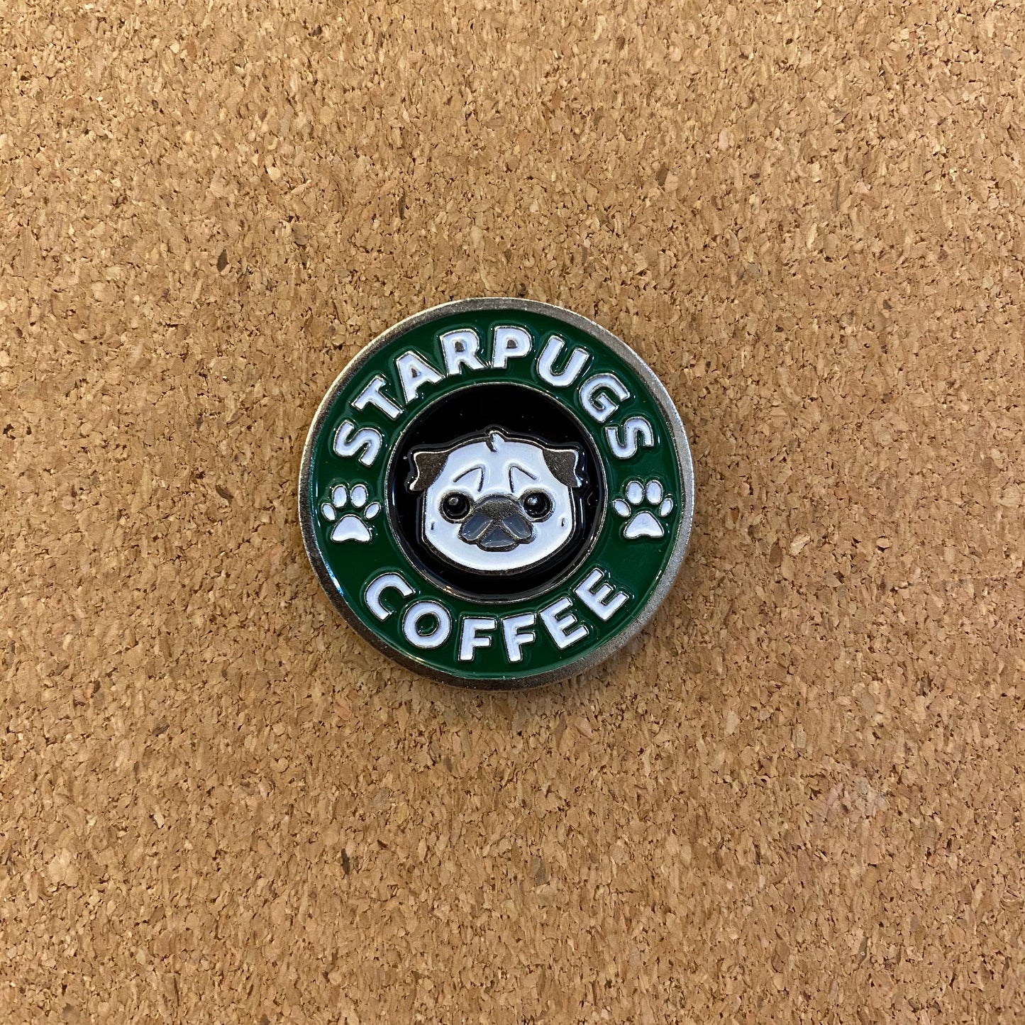 Starpugs Coffee Enamel Pin - thehappypin