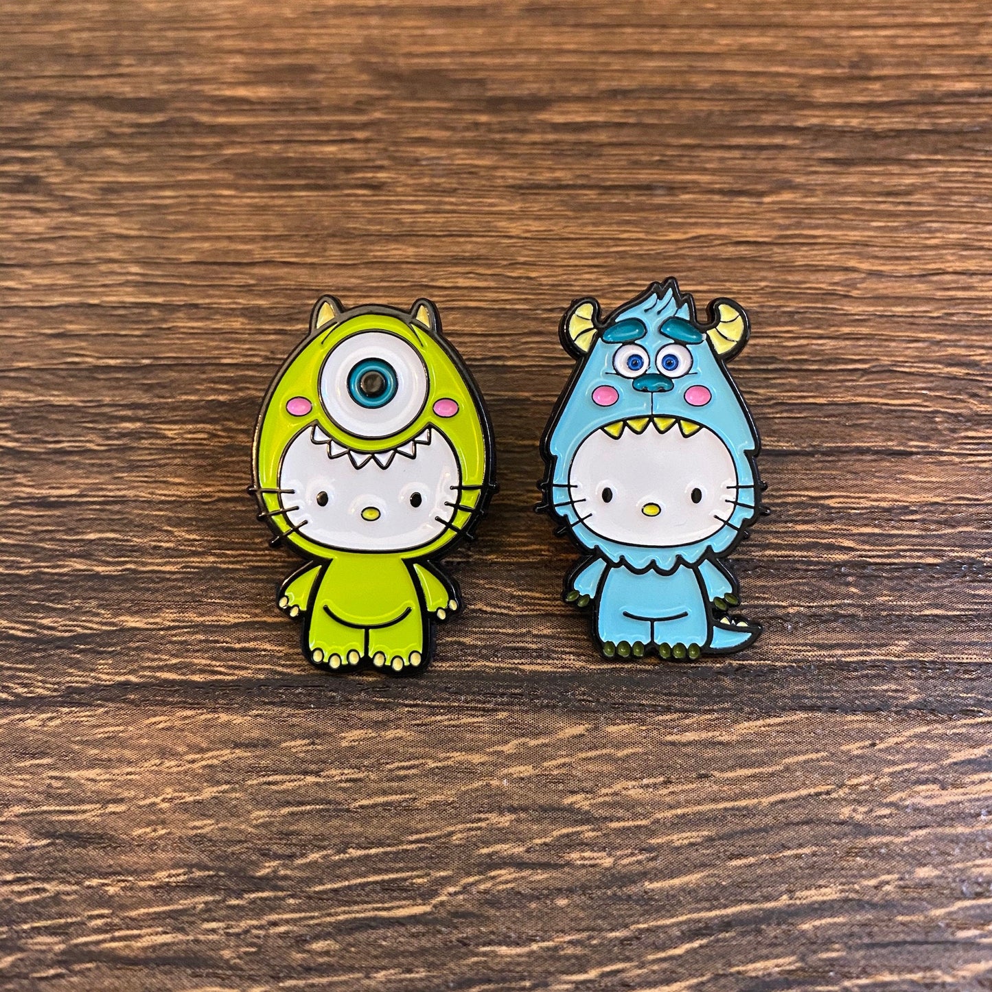 Hello Kitty x Monsters Inc. Enamel Pin - thehappypin