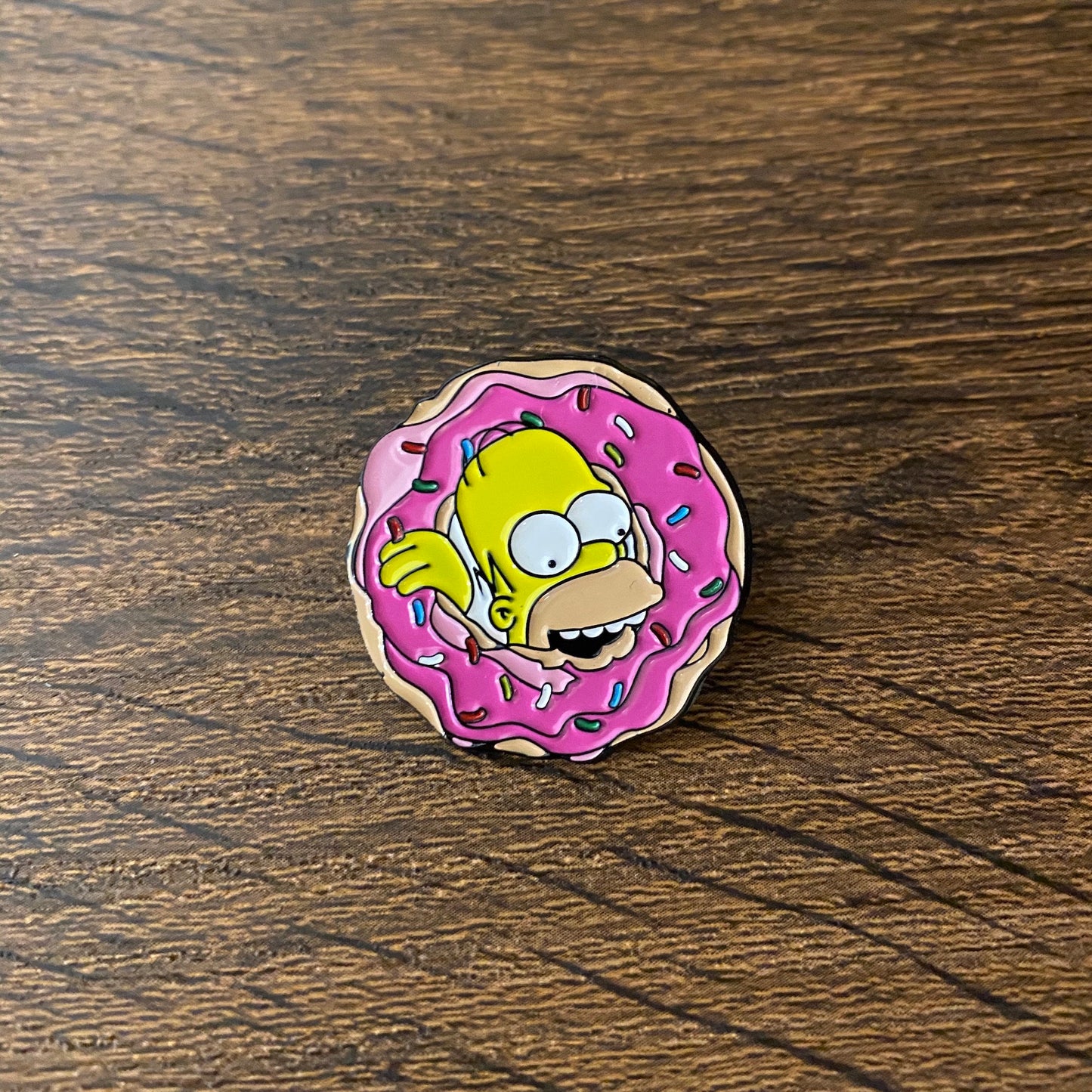 Homer Simpson Doh-Nut Enamel Pin - thehappypin