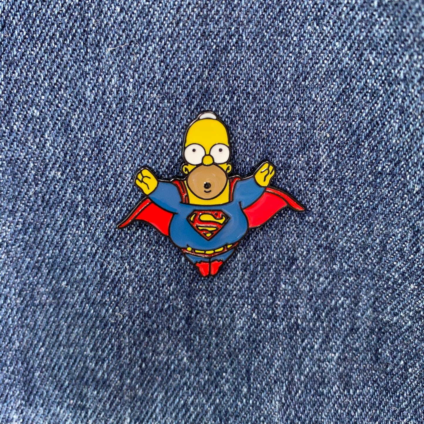 Superhero Homer Enamel Pin - thehappypin