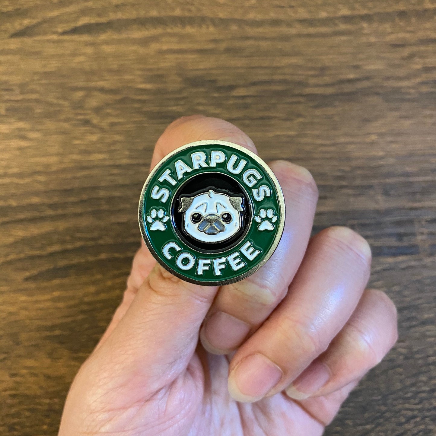 Starpugs Coffee Enamel Pin - thehappypin