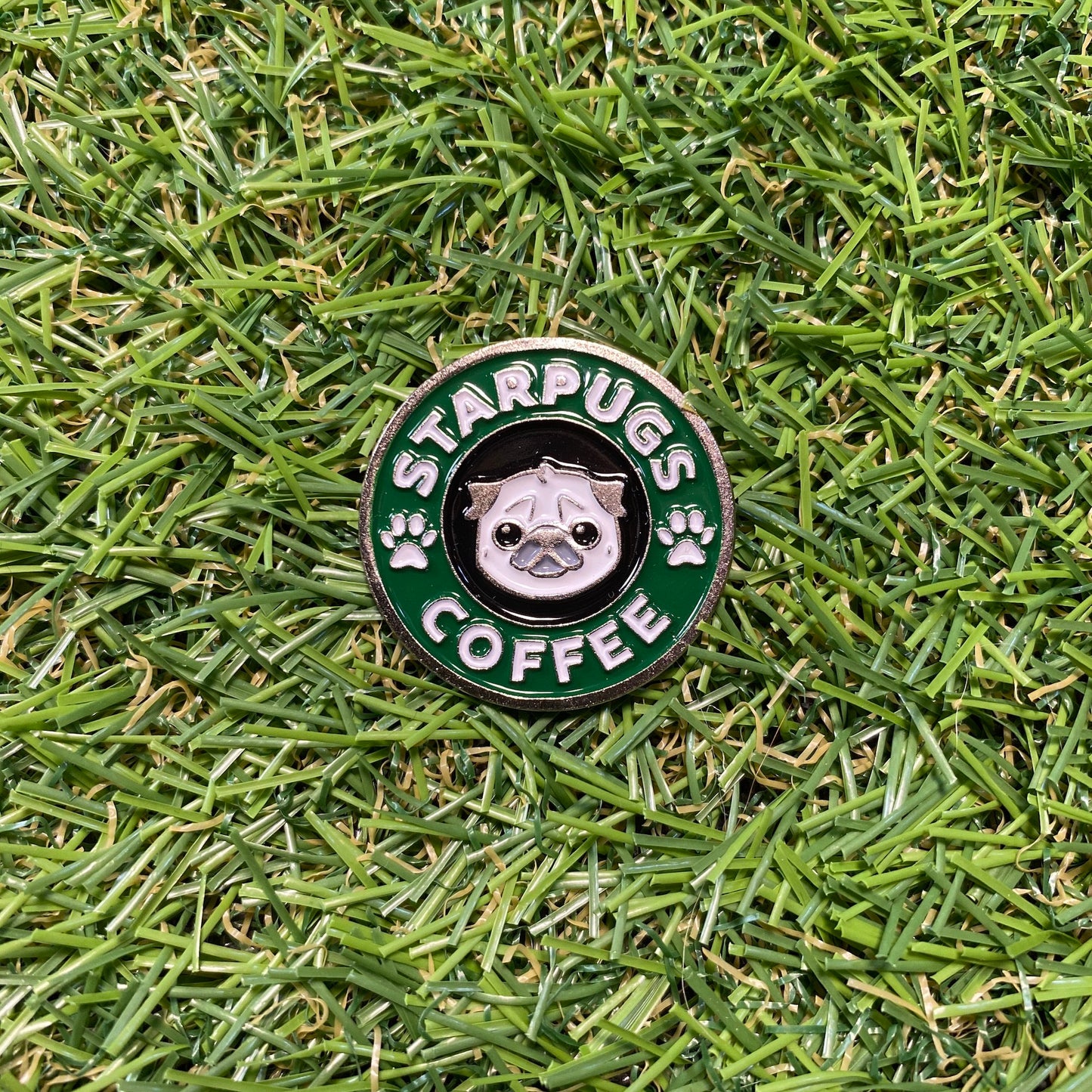 Starpugs Coffee Enamel Pin - thehappypin