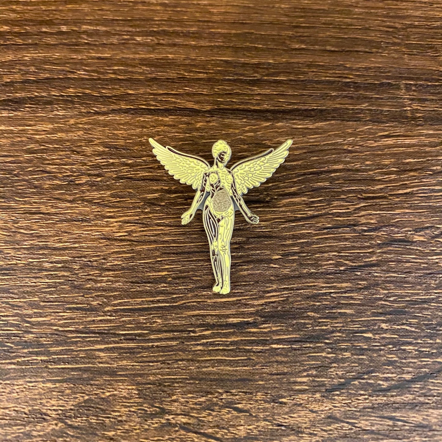 Nirvana Angel RIP Kurt Cobain Enamel Pin - thehappypin