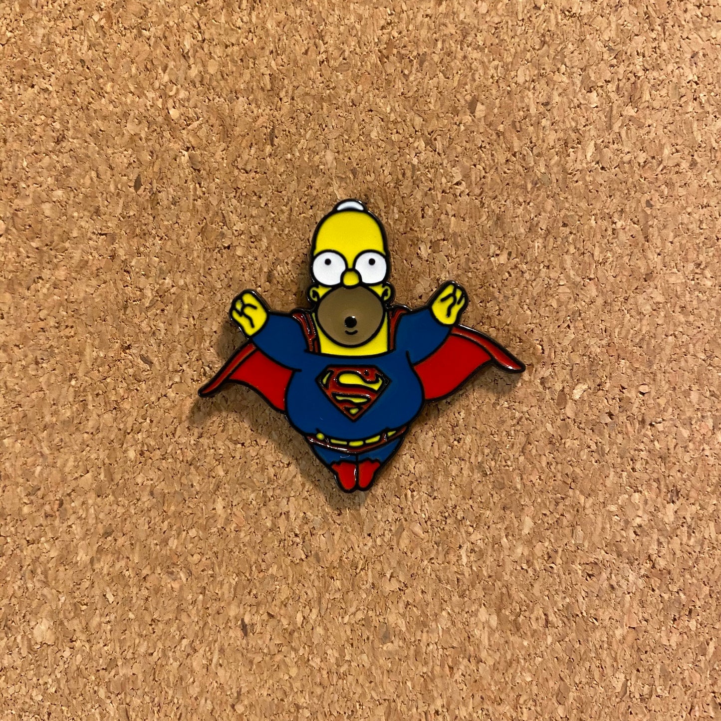 Superhero Homer Enamel Pin - thehappypin