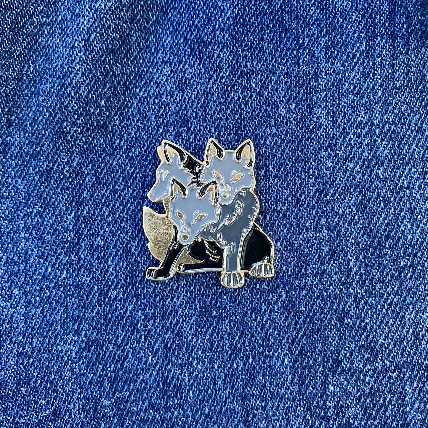 Cerberus the Hellhound of Hades Enamel Pin - thehappypin
