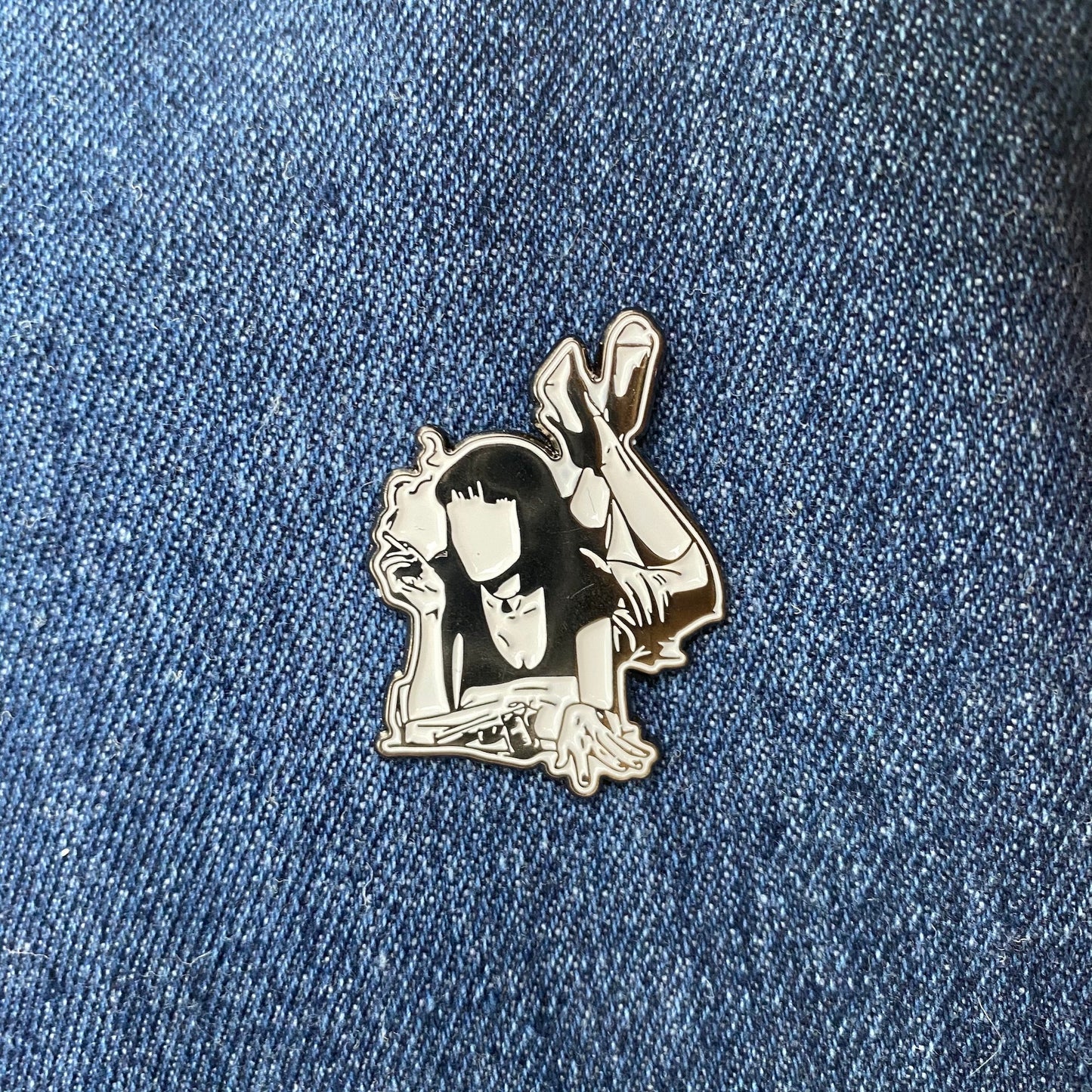 Mia from Pulp Fiction Cult Classic Enamel Pin - thehappypin