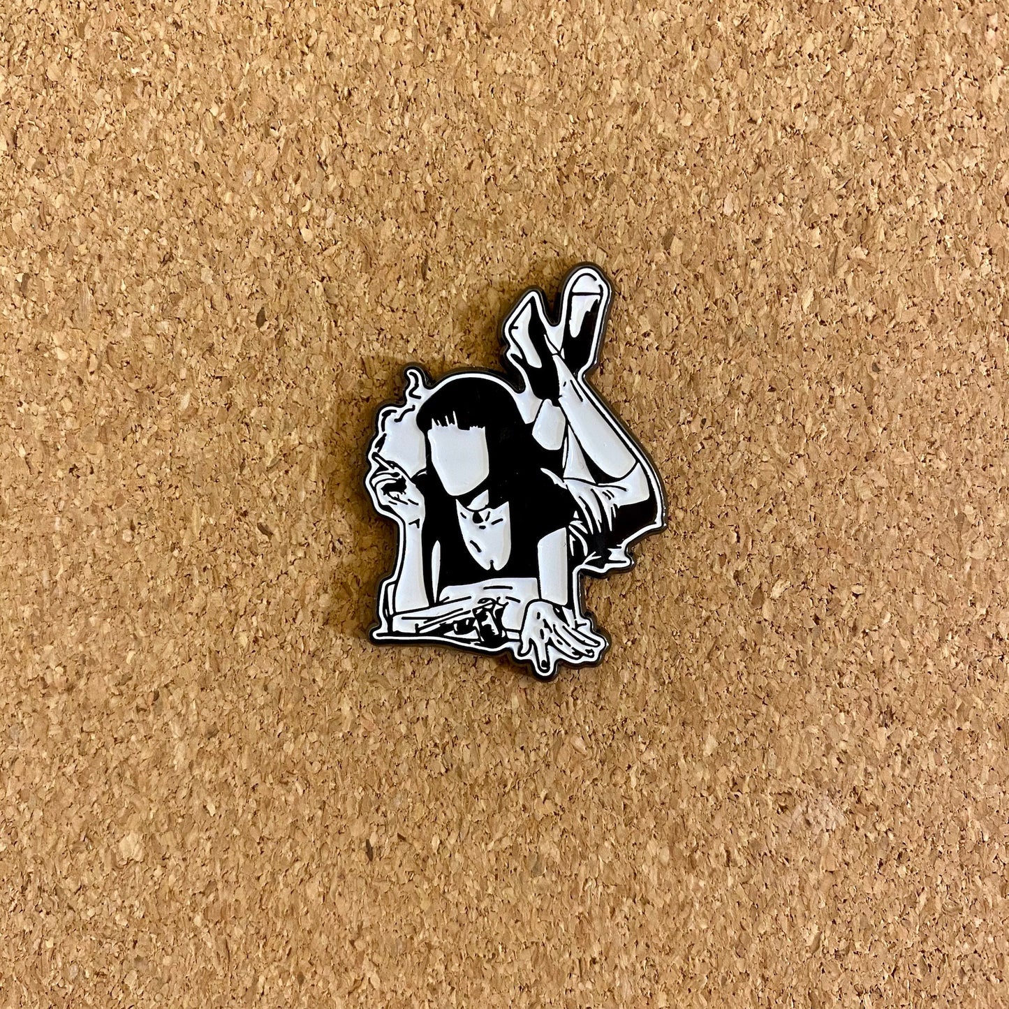 Mia from Pulp Fiction Cult Classic Enamel Pin - thehappypin