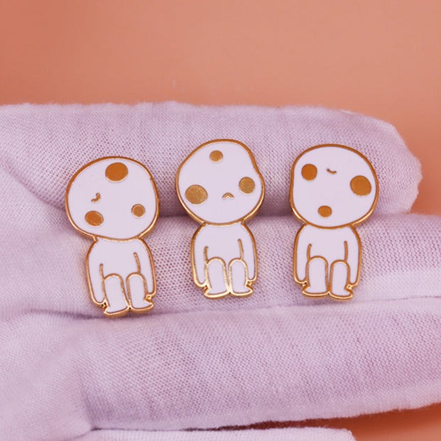 Studio Ghibli Kodama Princess Mononoke Enamel Pin - thehappypin