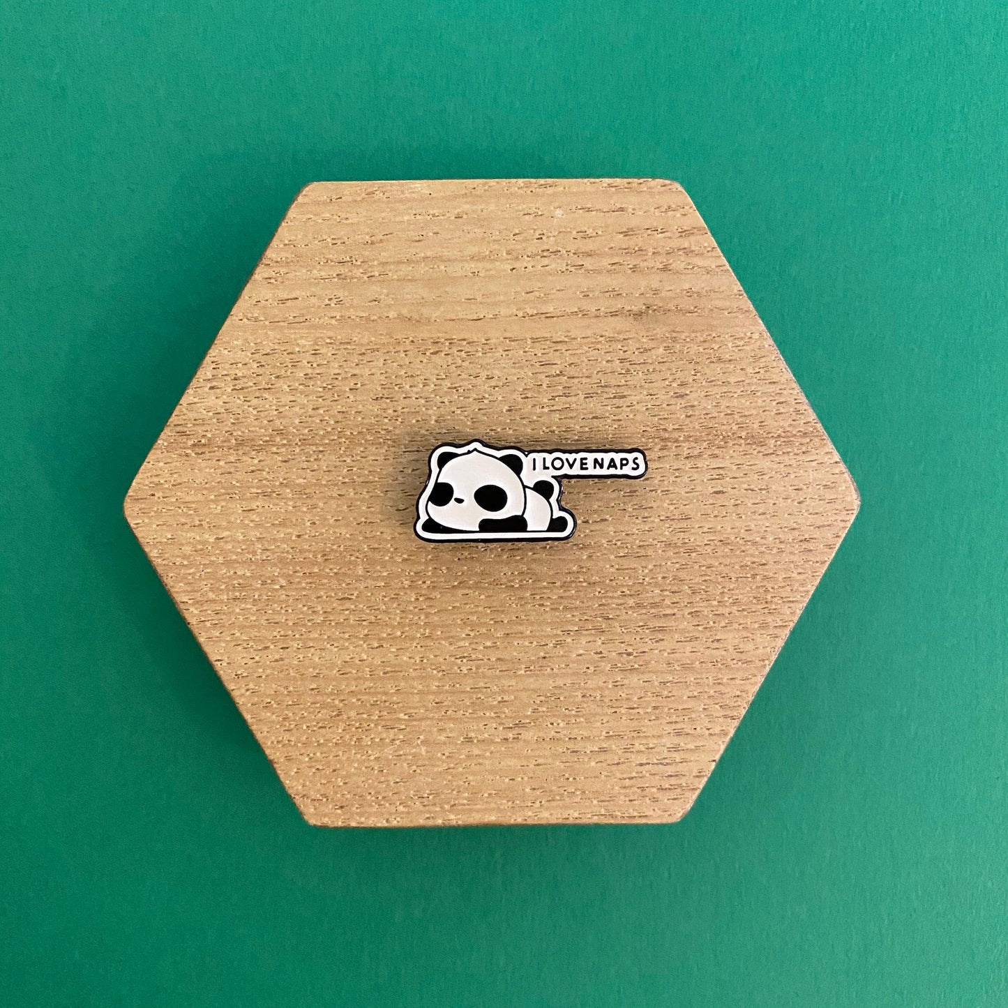 Napster the Napping Panda Enamel Pin - thehappypin