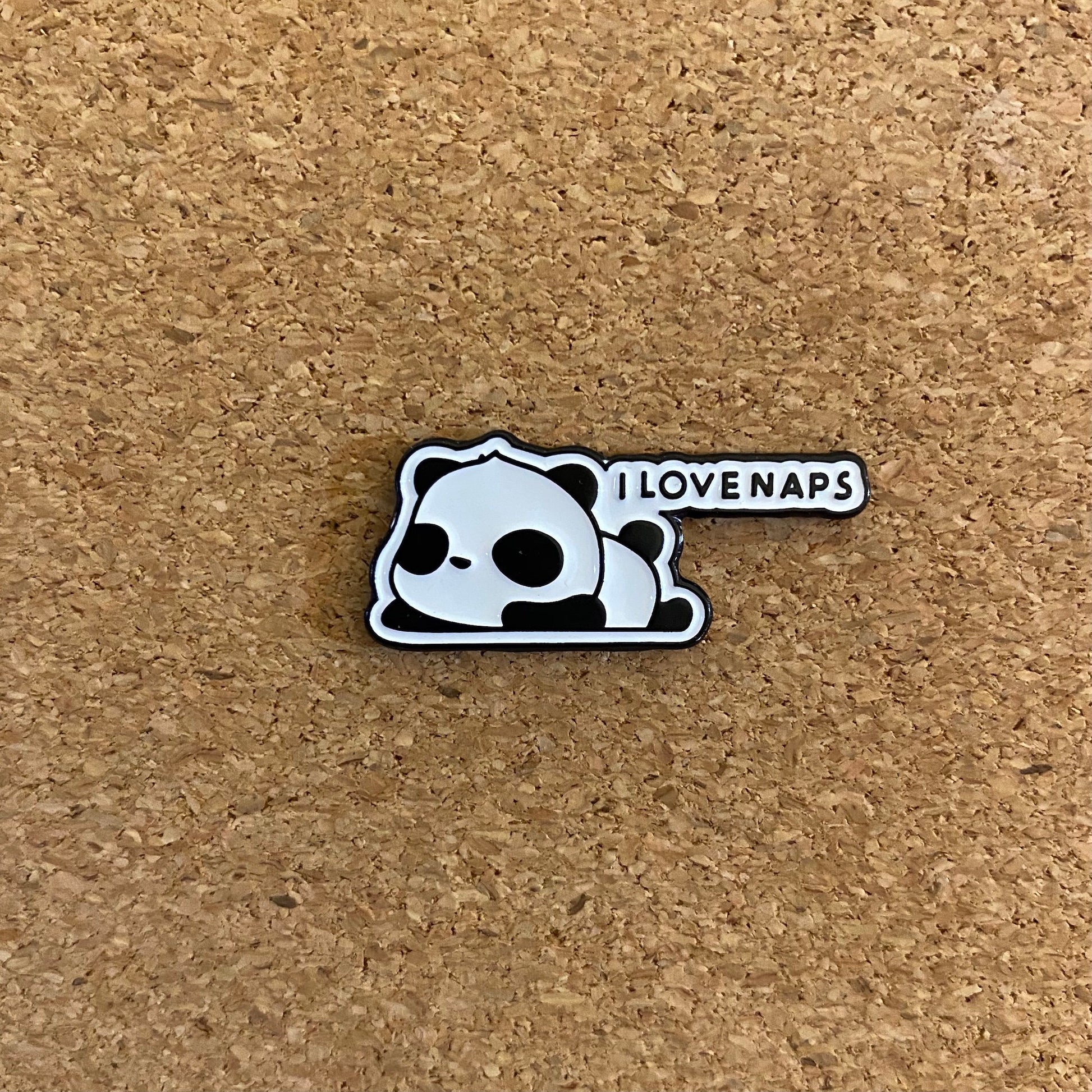 Napster the Napping Panda Enamel Pin - thehappypin