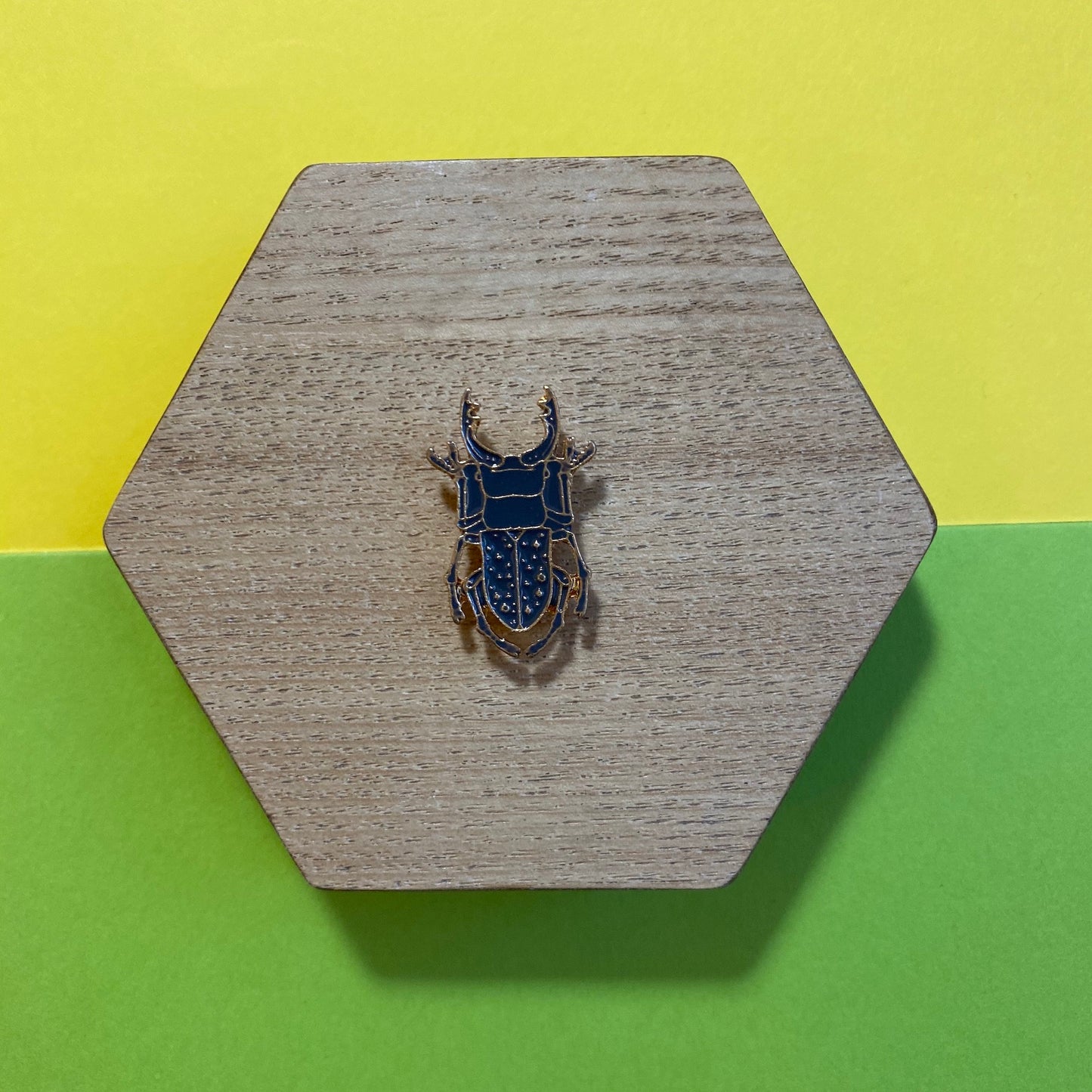 Scarab Beetle Egyptian Enamel Pin - thehappypin
