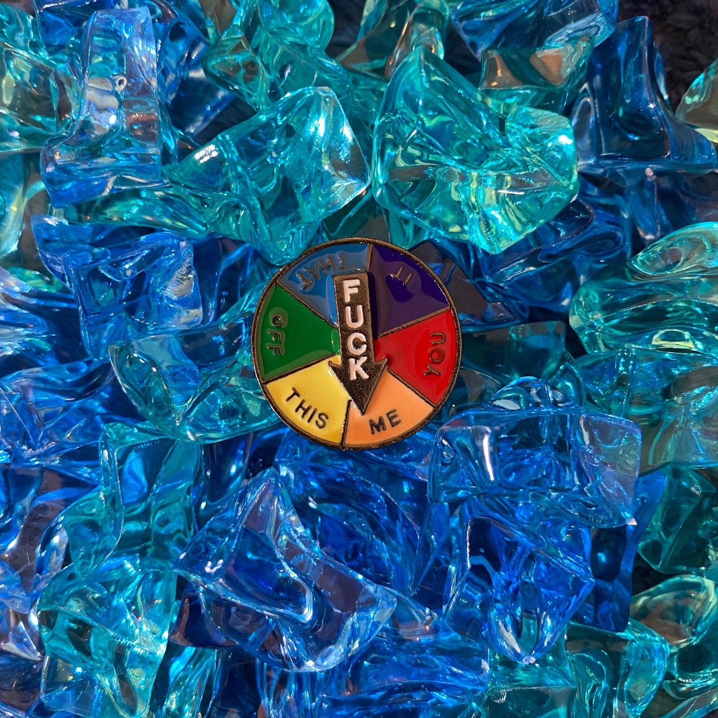 F*** You? No… F*** Me Love Wins LGBTQ Pride Rainbow Enamel Pin - thehappypin