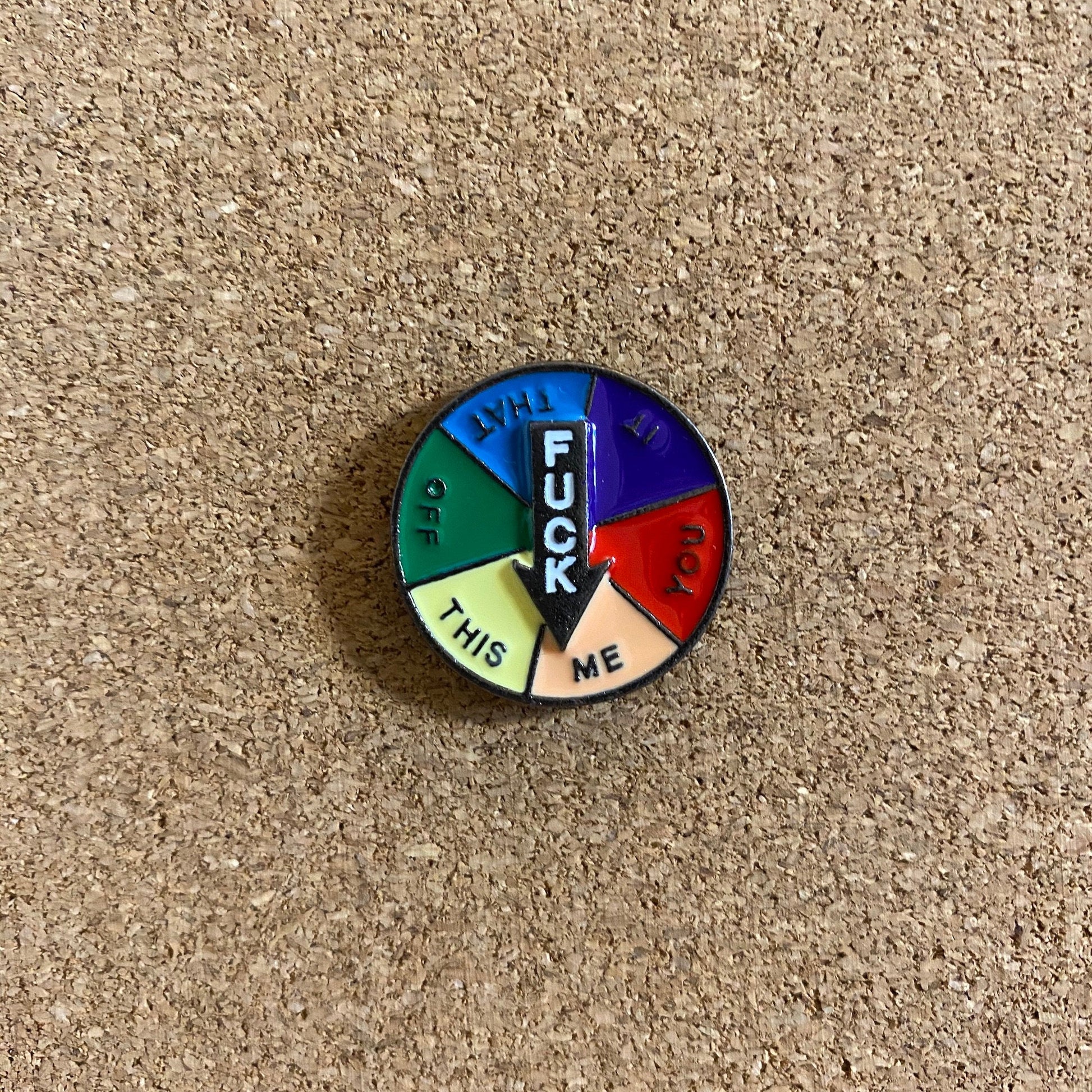 F*** You? No… F*** Me Love Wins LGBTQ Pride Rainbow Enamel Pin - thehappypin