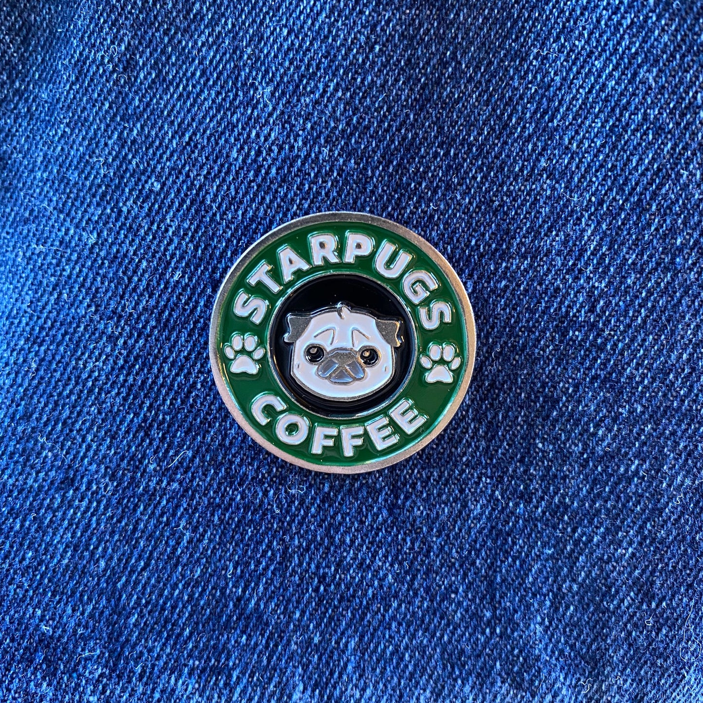 Starpugs Coffee Enamel Pin - thehappypin