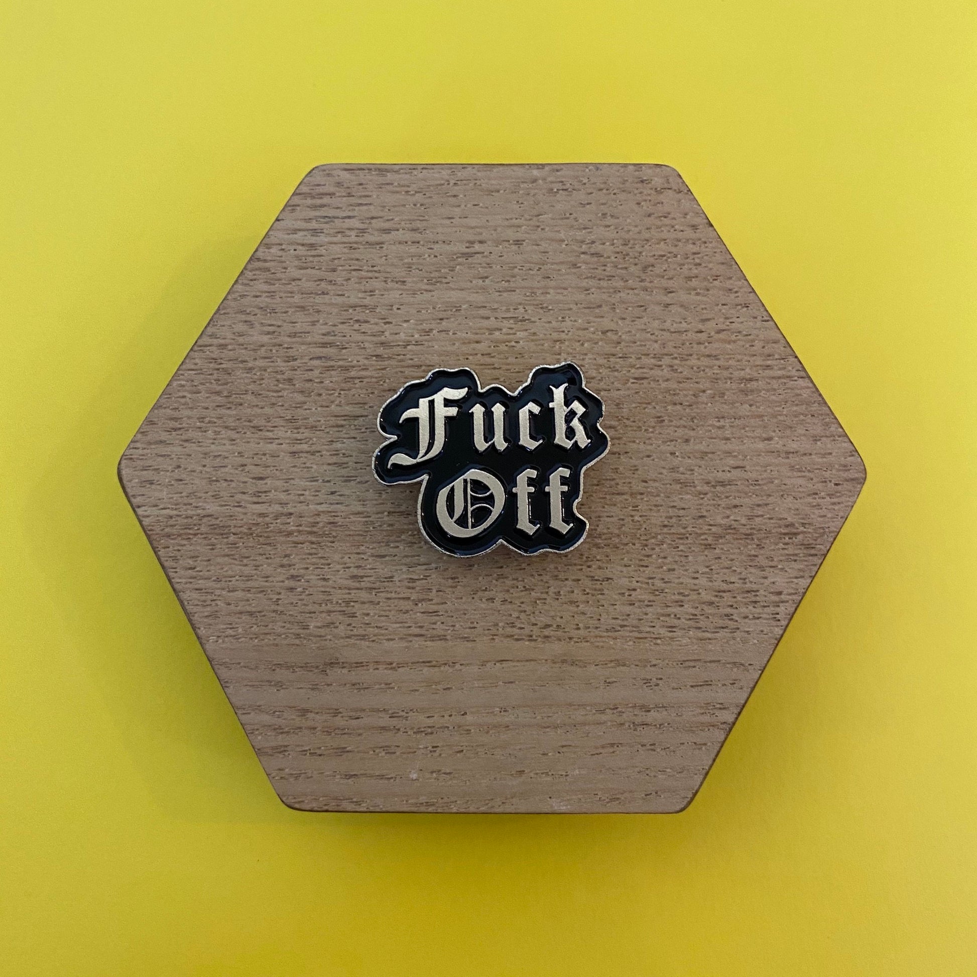 F*ck Off and Give me Space Enamel Pin - thehappypin