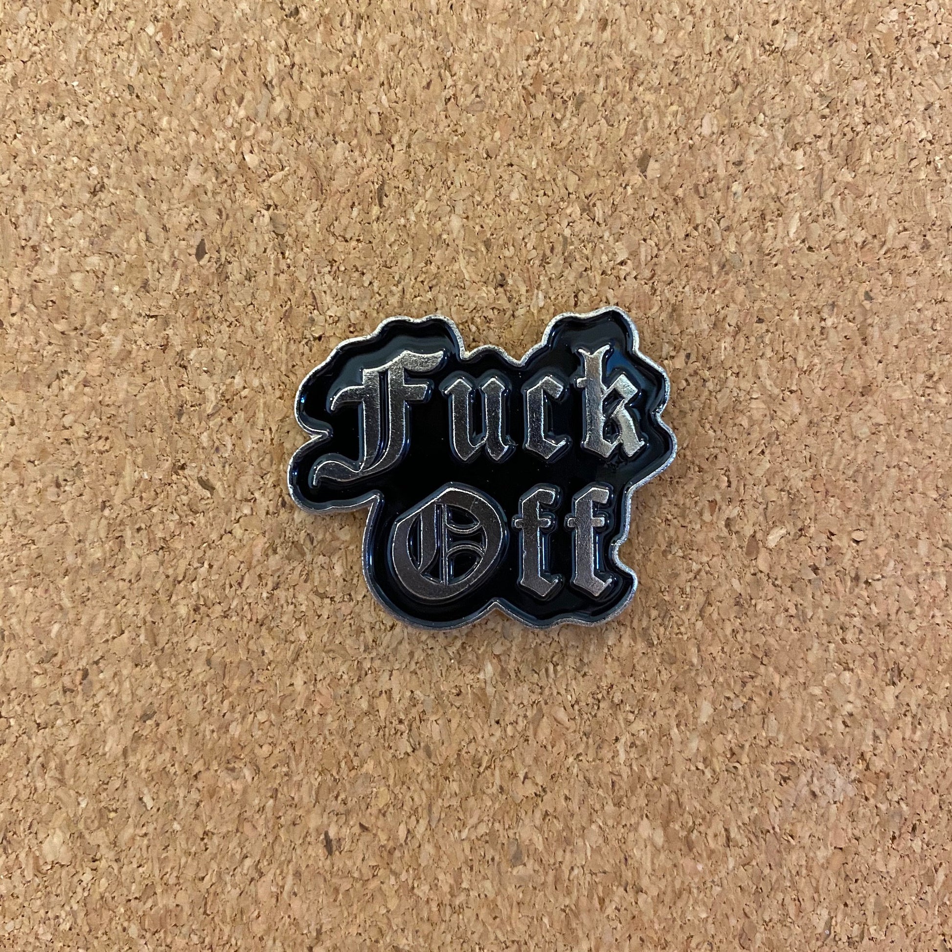 F*ck Off and Give me Space Enamel Pin - thehappypin