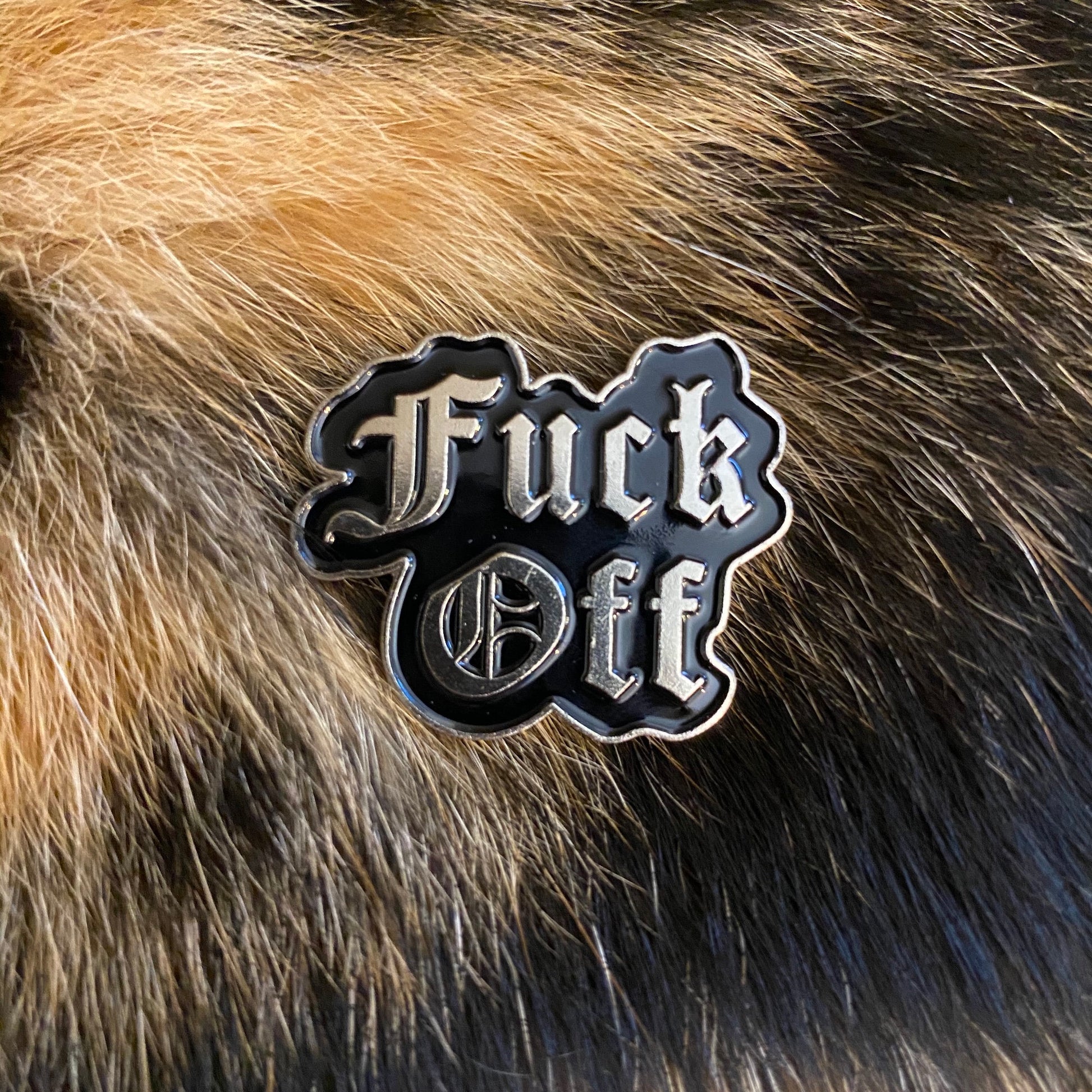 F*ck Off and Give me Space Enamel Pin - thehappypin