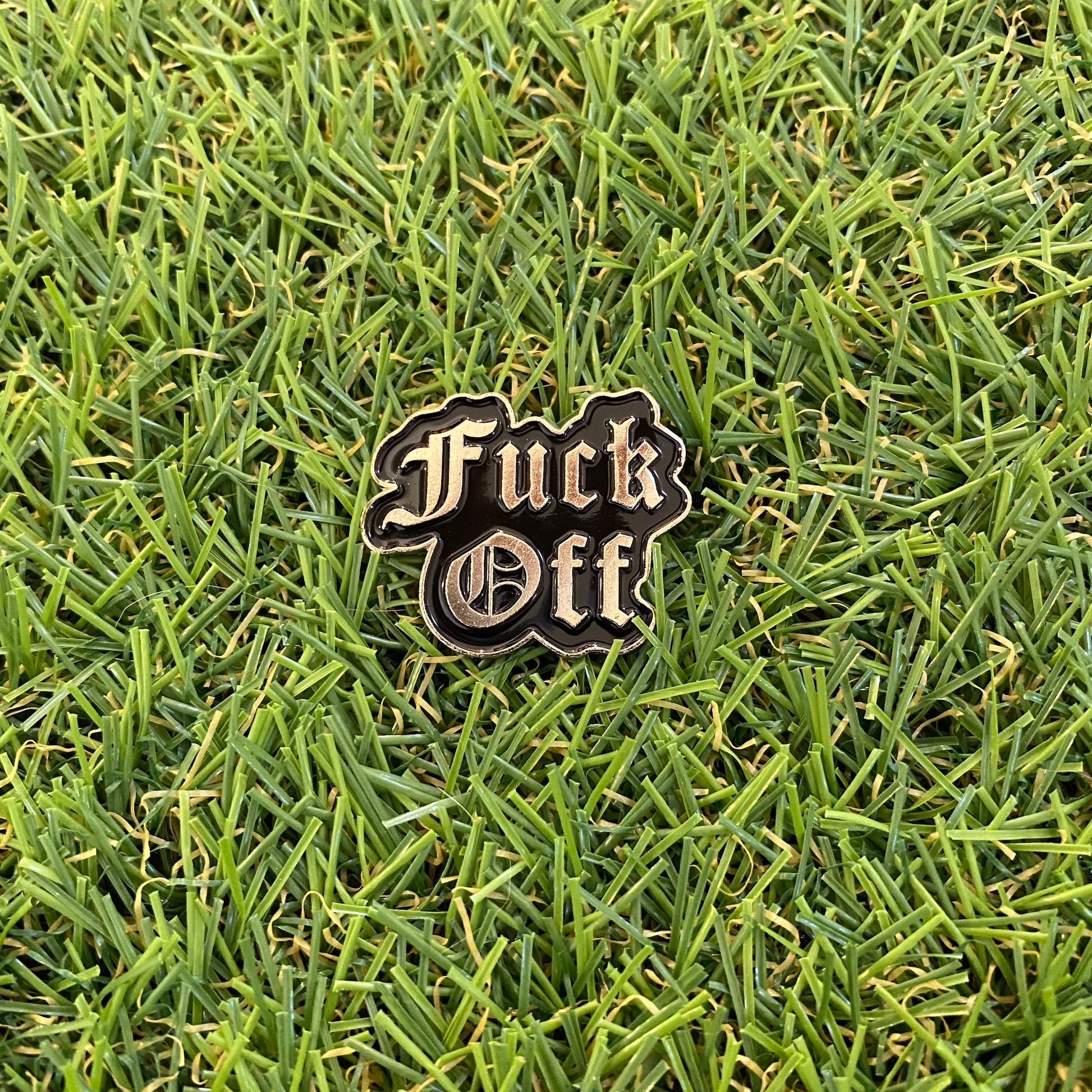 F*ck Off and Give me Space Enamel Pin - thehappypin