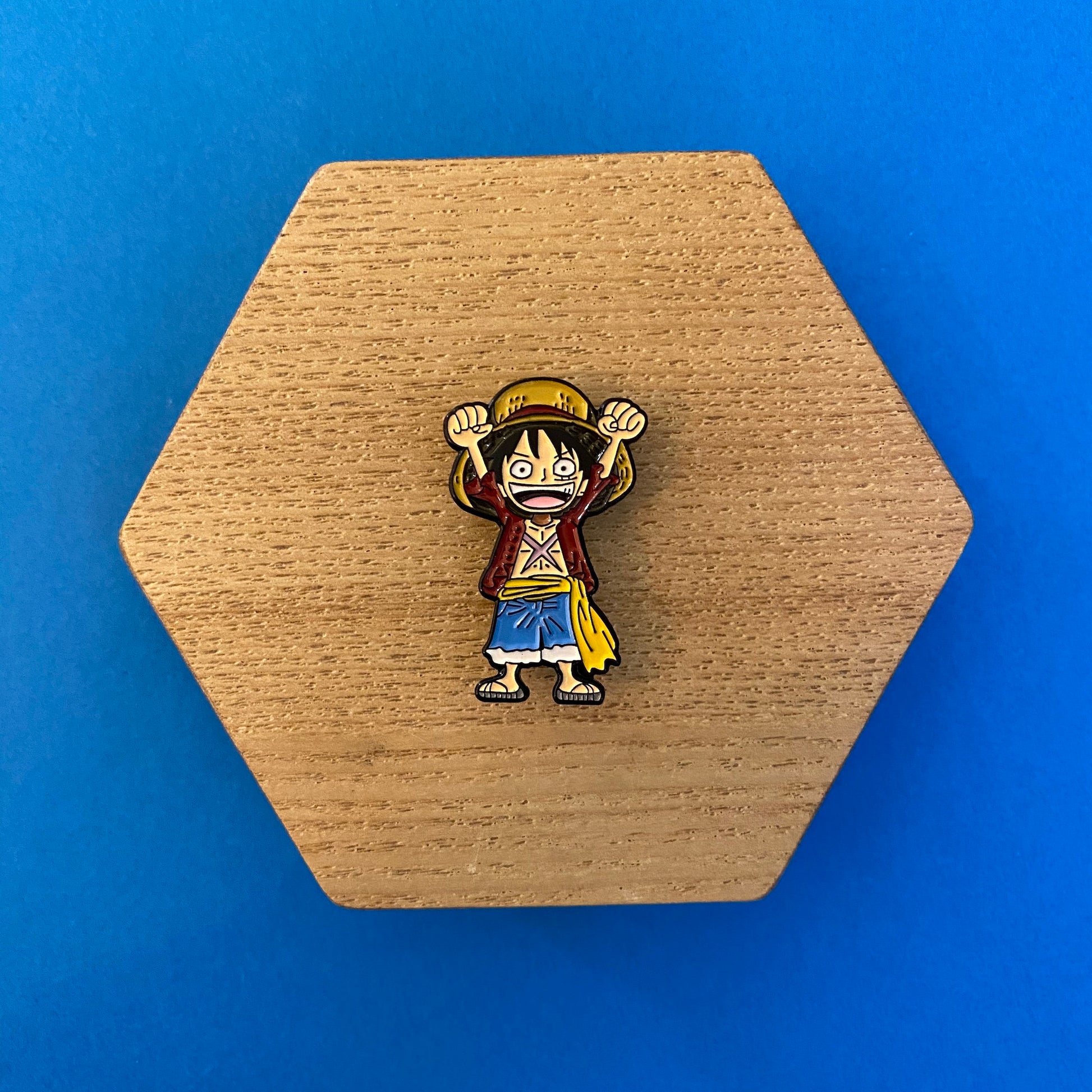 Luffy King of the Pirates One Piece Enamel Pin - thehappypin
