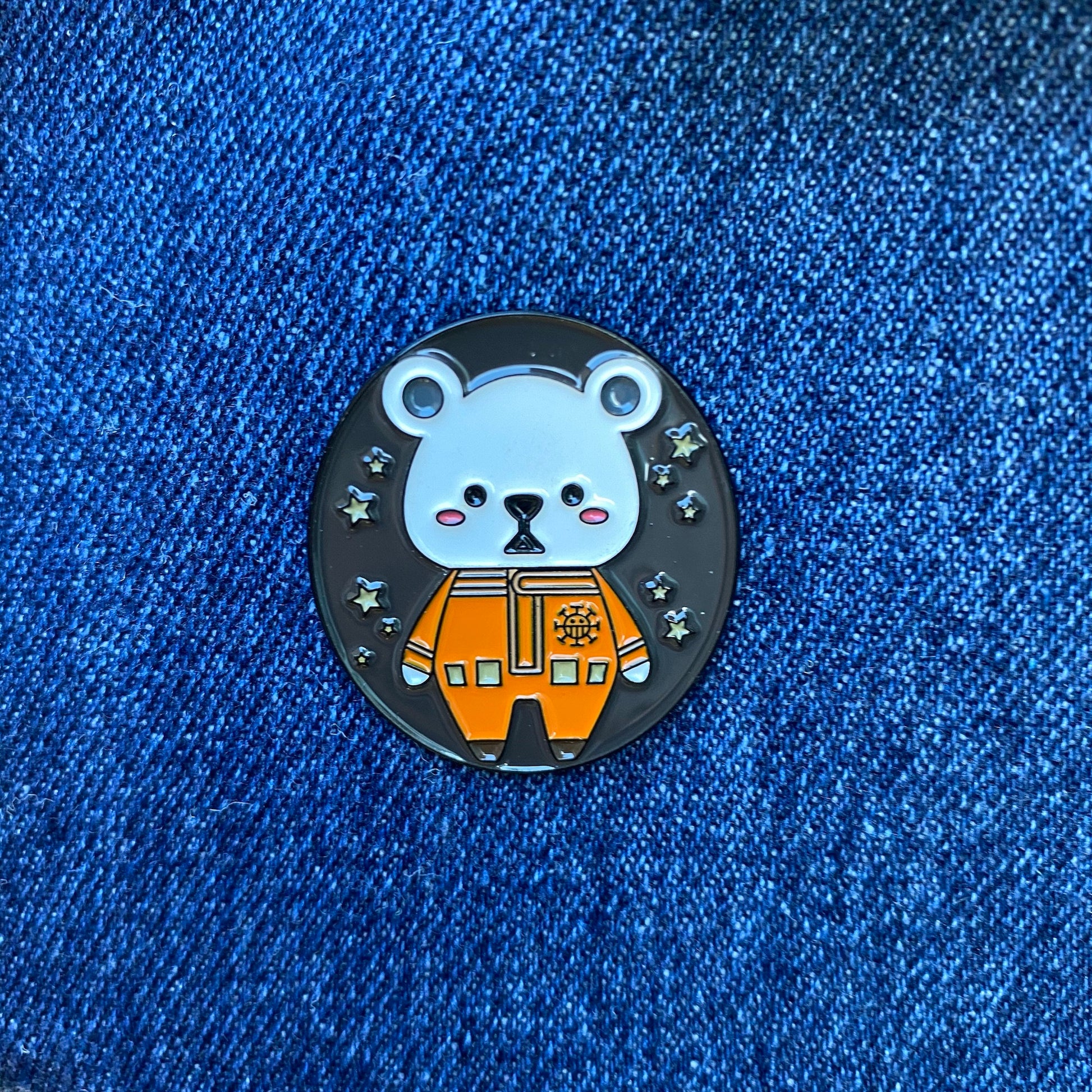 Bepo the Polar Bear Mink Enamel Pin - thehappypin