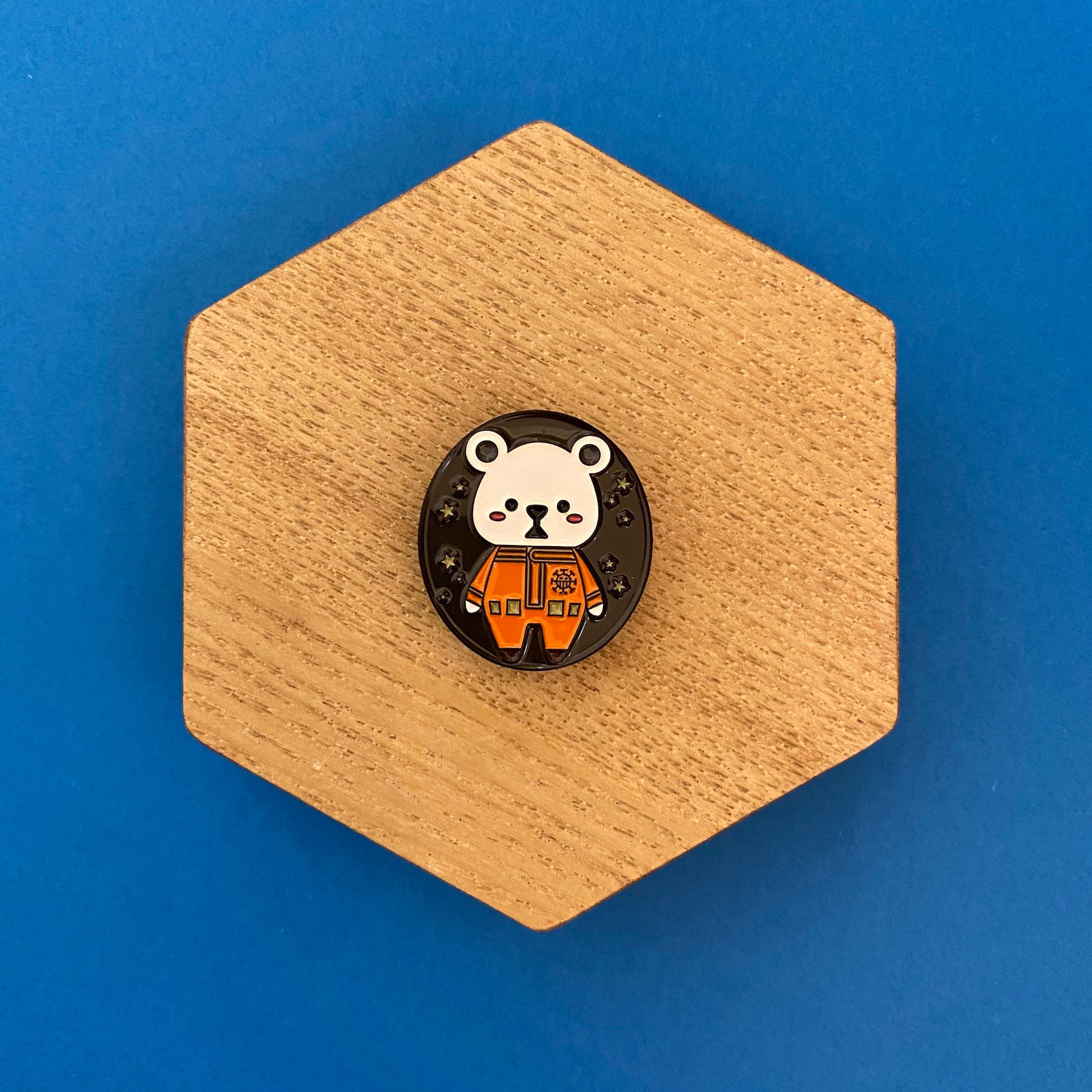 Bepo the Polar Bear Mink Enamel Pin - thehappypin