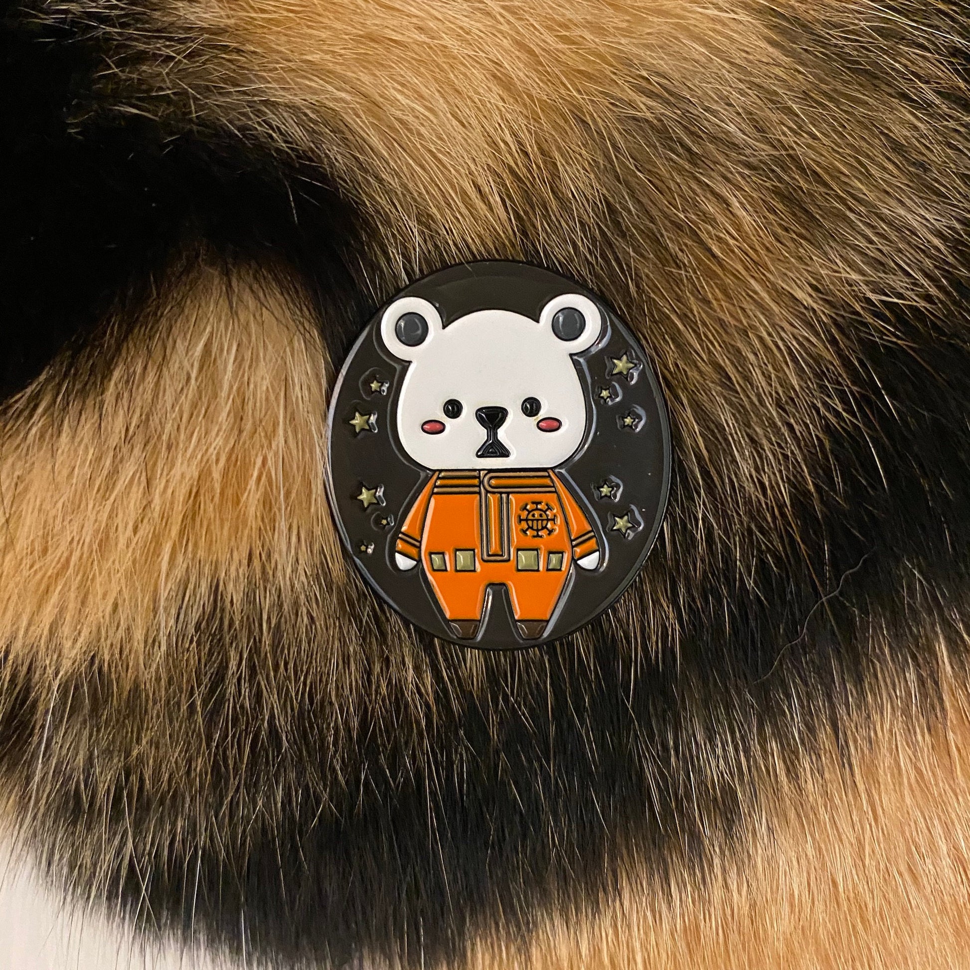 Bepo the Polar Bear Mink Enamel Pin - thehappypin