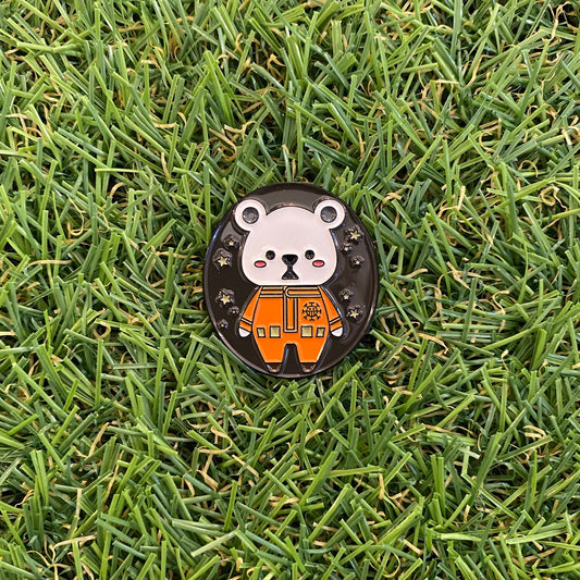 Bepo the Polar Bear Mink Enamel Pin - thehappypin