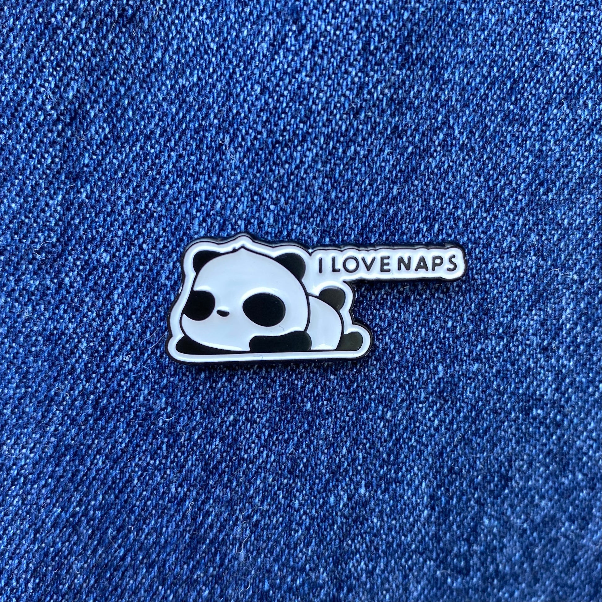 Napster the Napping Panda Enamel Pin - thehappypin