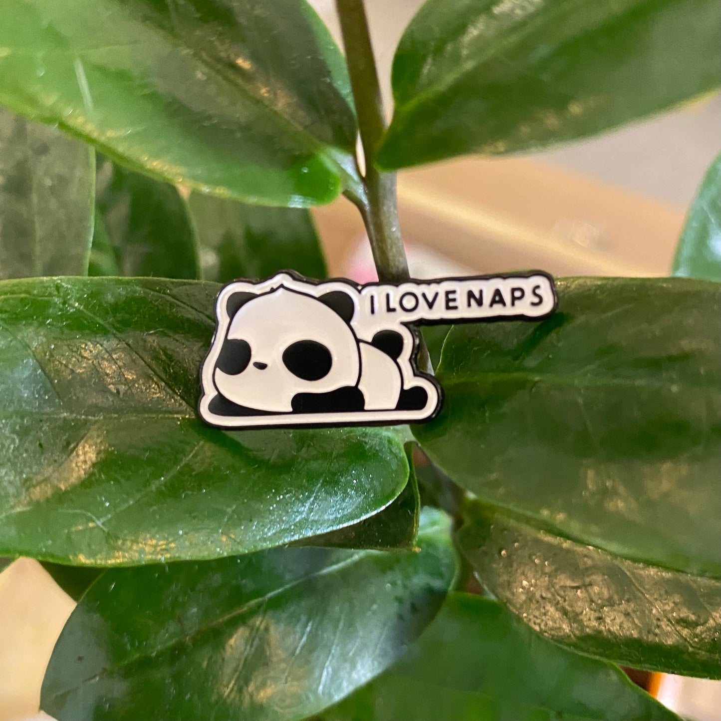 Napster the Napping Panda Enamel Pin - thehappypin