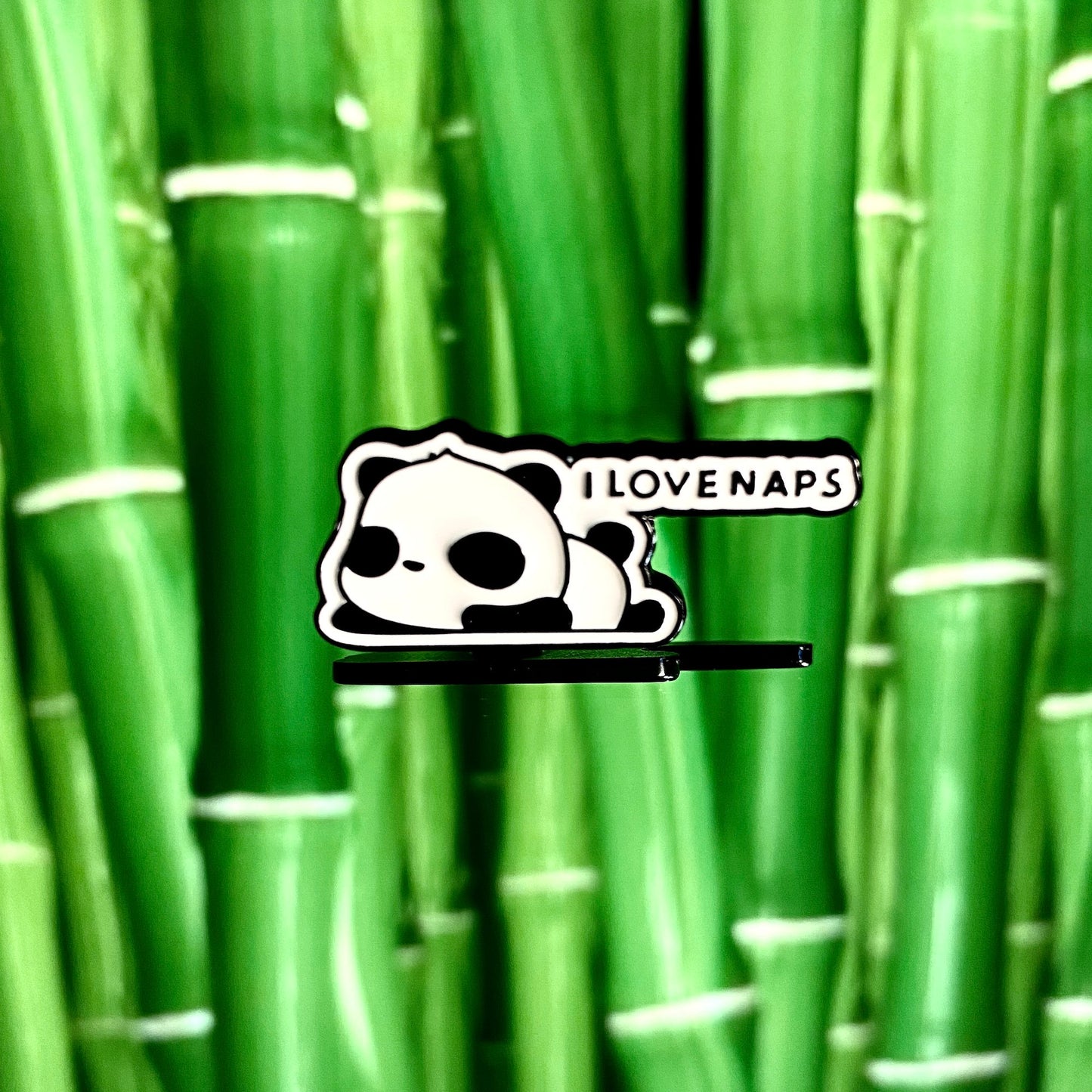 Napster the Napping Panda Enamel Pin - thehappypin