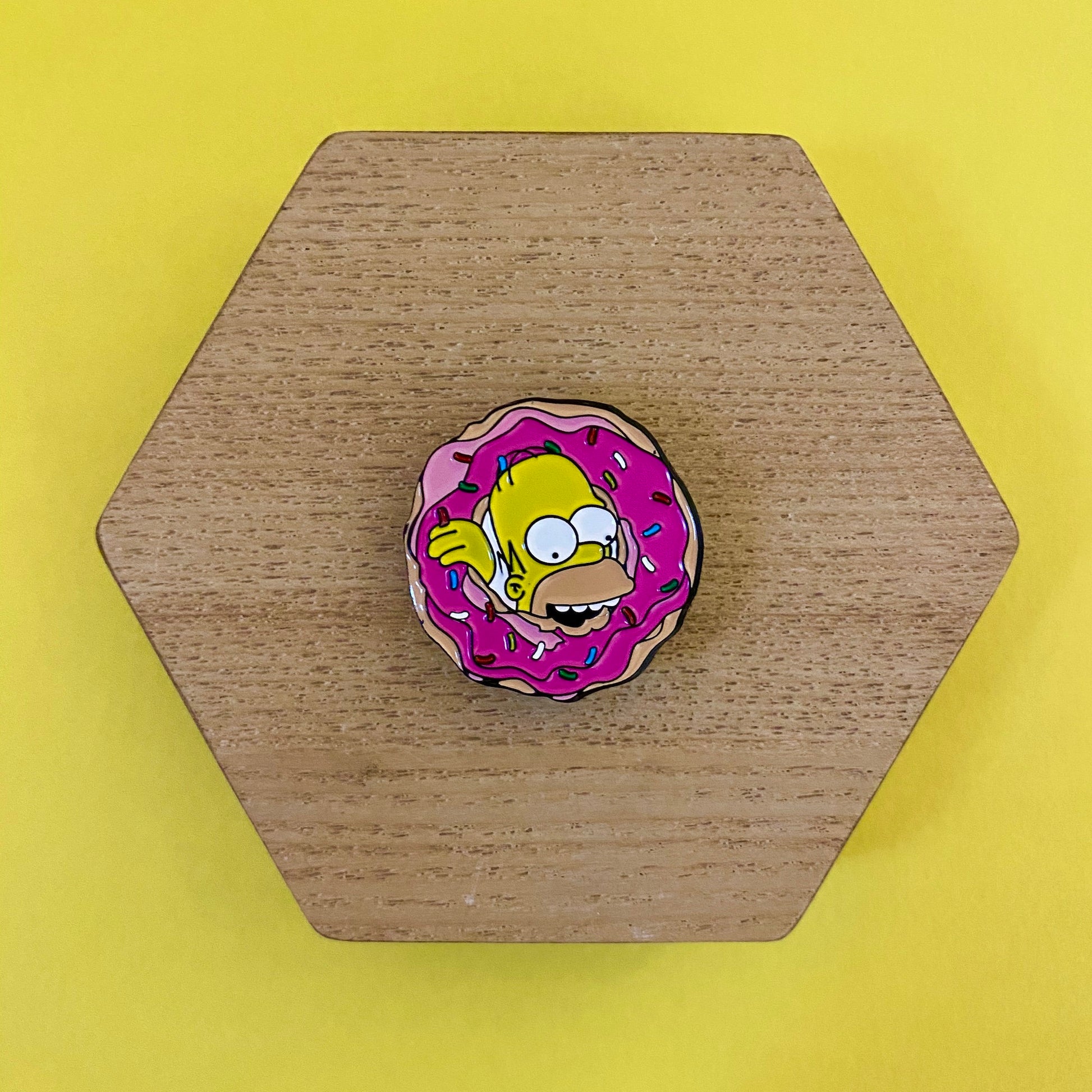 Homer Simpson Doh-Nut Enamel Pin - thehappypin