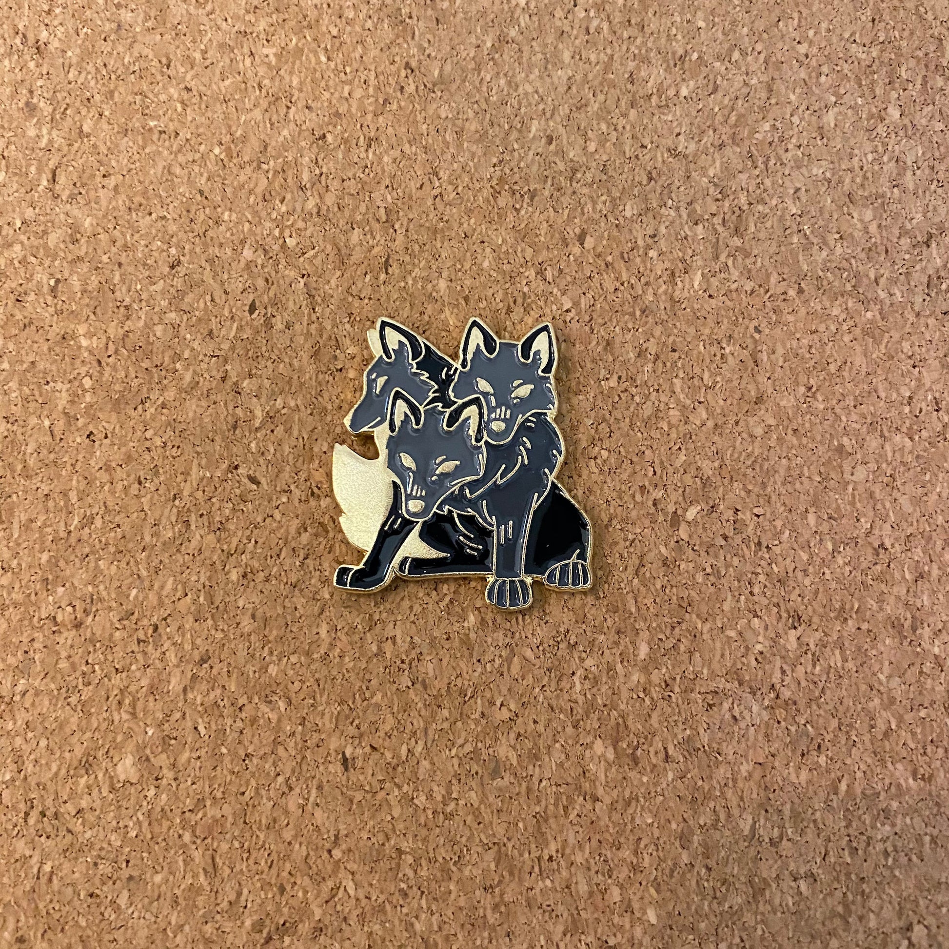 Cerberus the Hellhound of Hades Enamel Pin - thehappypin