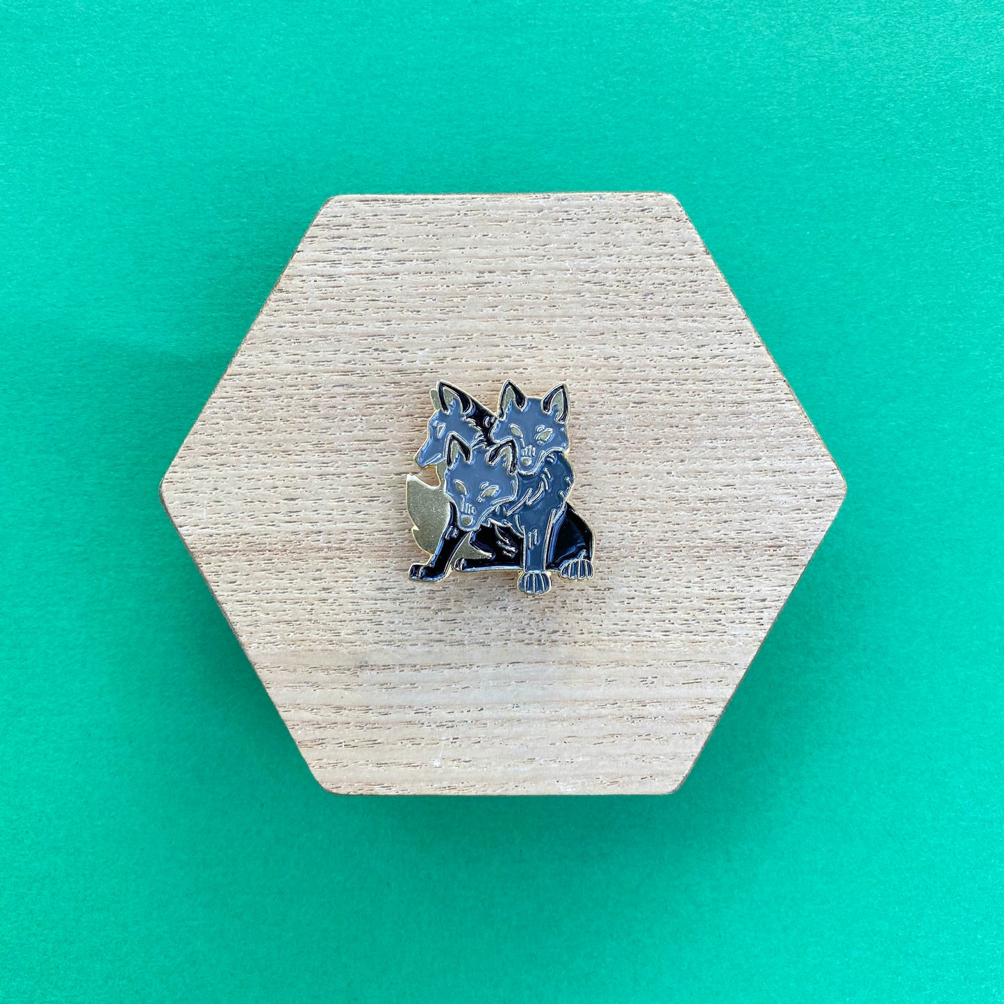 Cerberus the Hellhound of Hades Enamel Pin - thehappypin