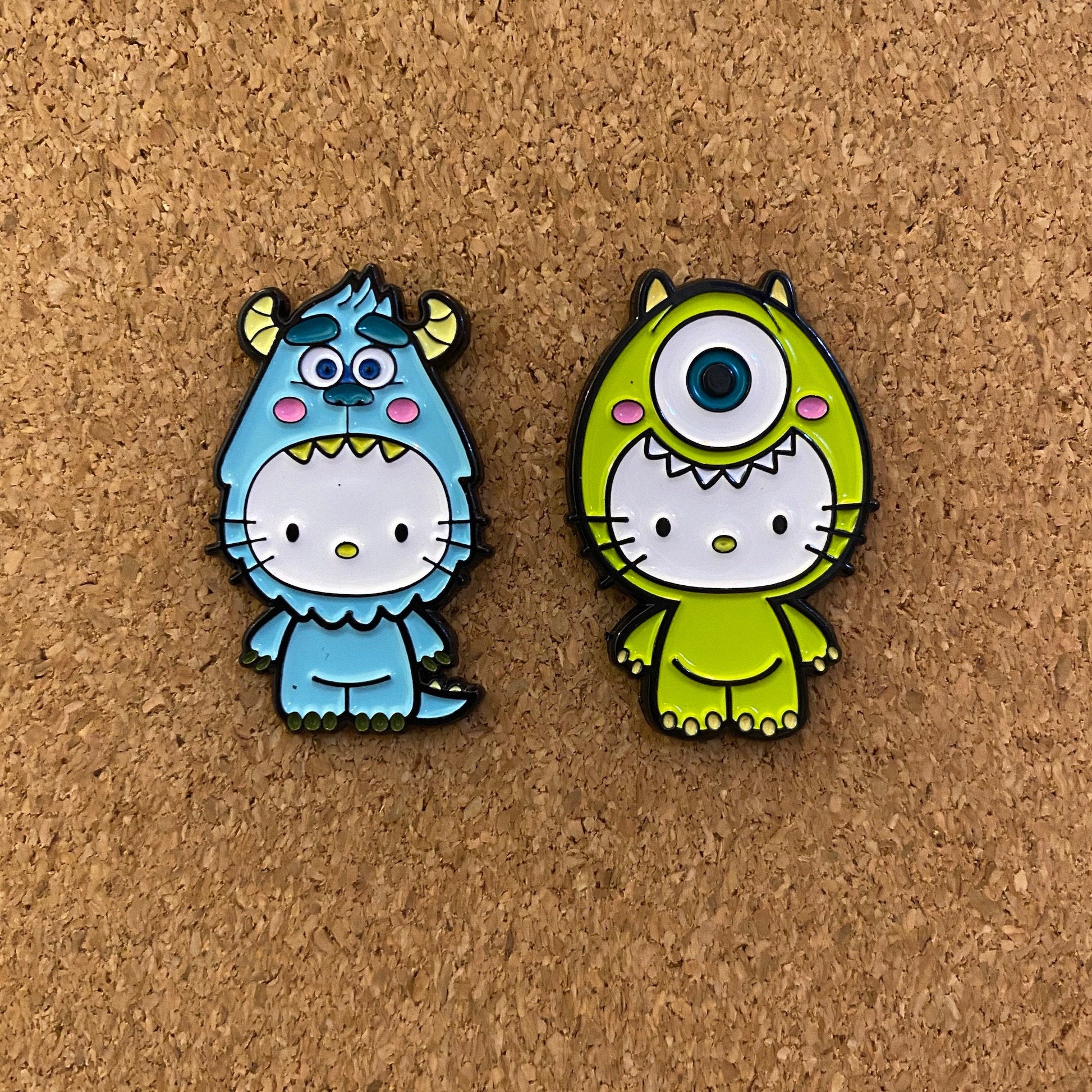 Hello Kitty x Monsters Inc. Enamel Pin - thehappypin