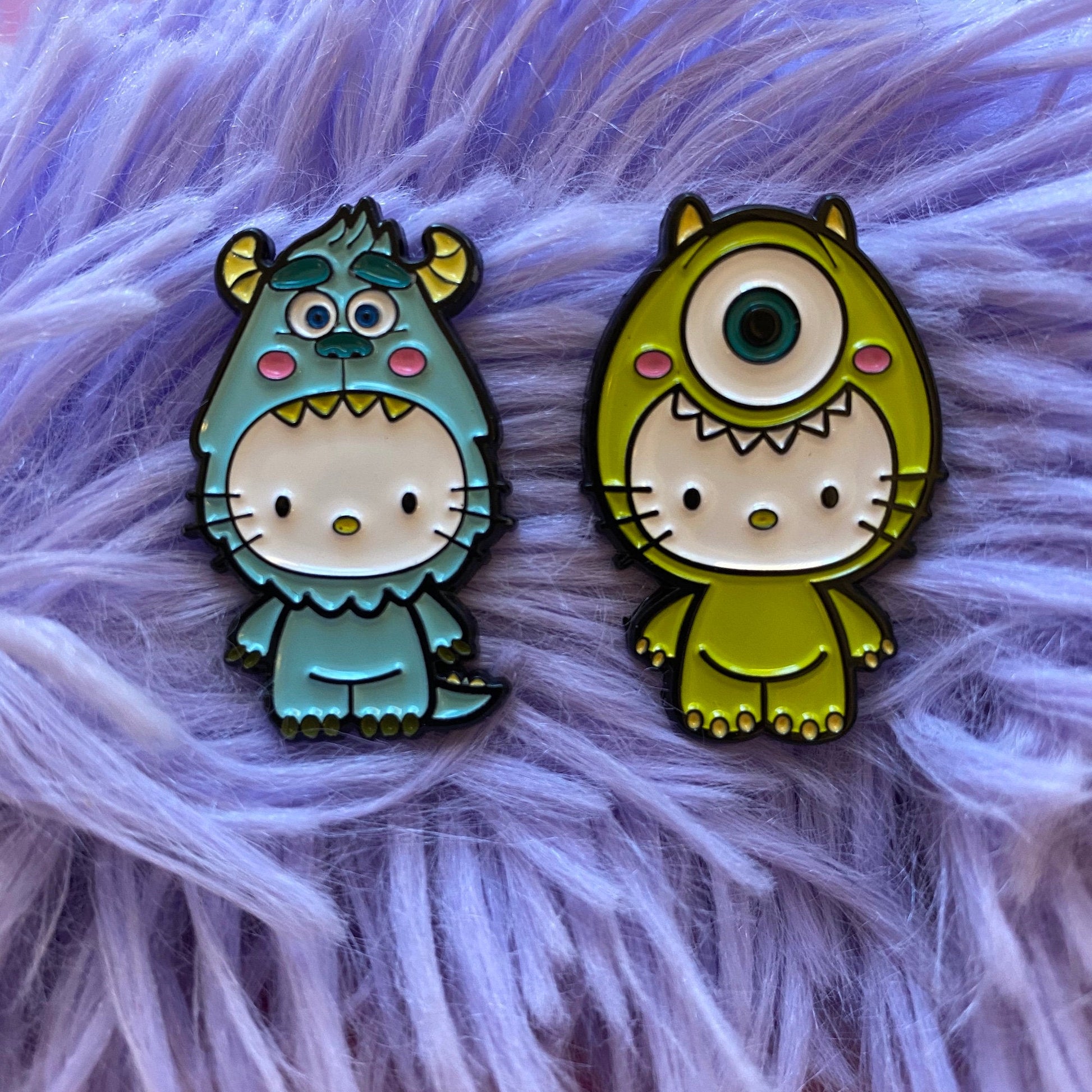 Hello Kitty x Monsters Inc. Enamel Pin - thehappypin