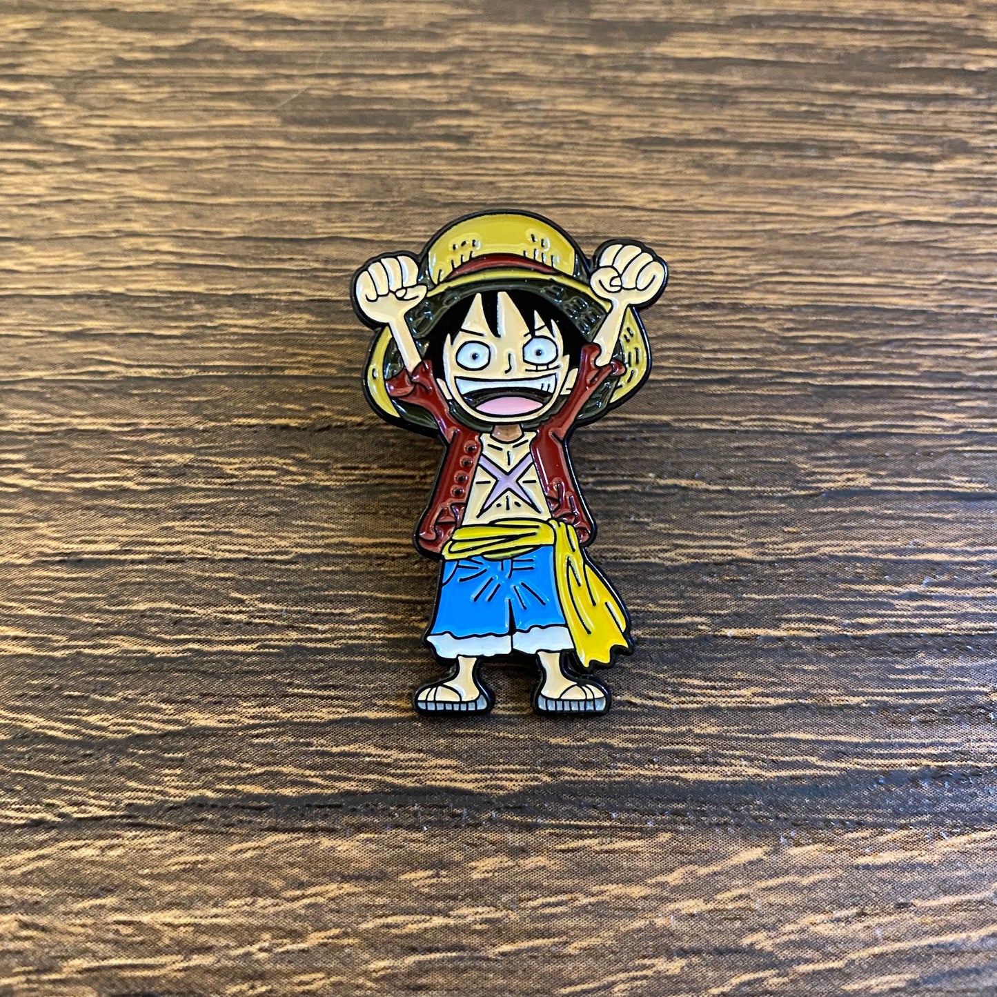 Luffy King of the Pirates One Piece Enamel Pin - thehappypin