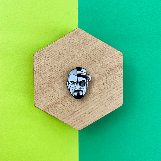 Walter White aka Heisenberg Breaking Bad Enamel Pin - thehappypin