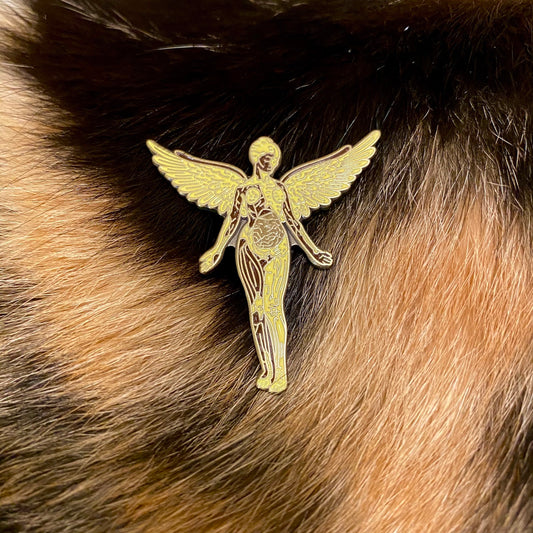 Nirvana Angel RIP Kurt Cobain Enamel Pin - thehappypin