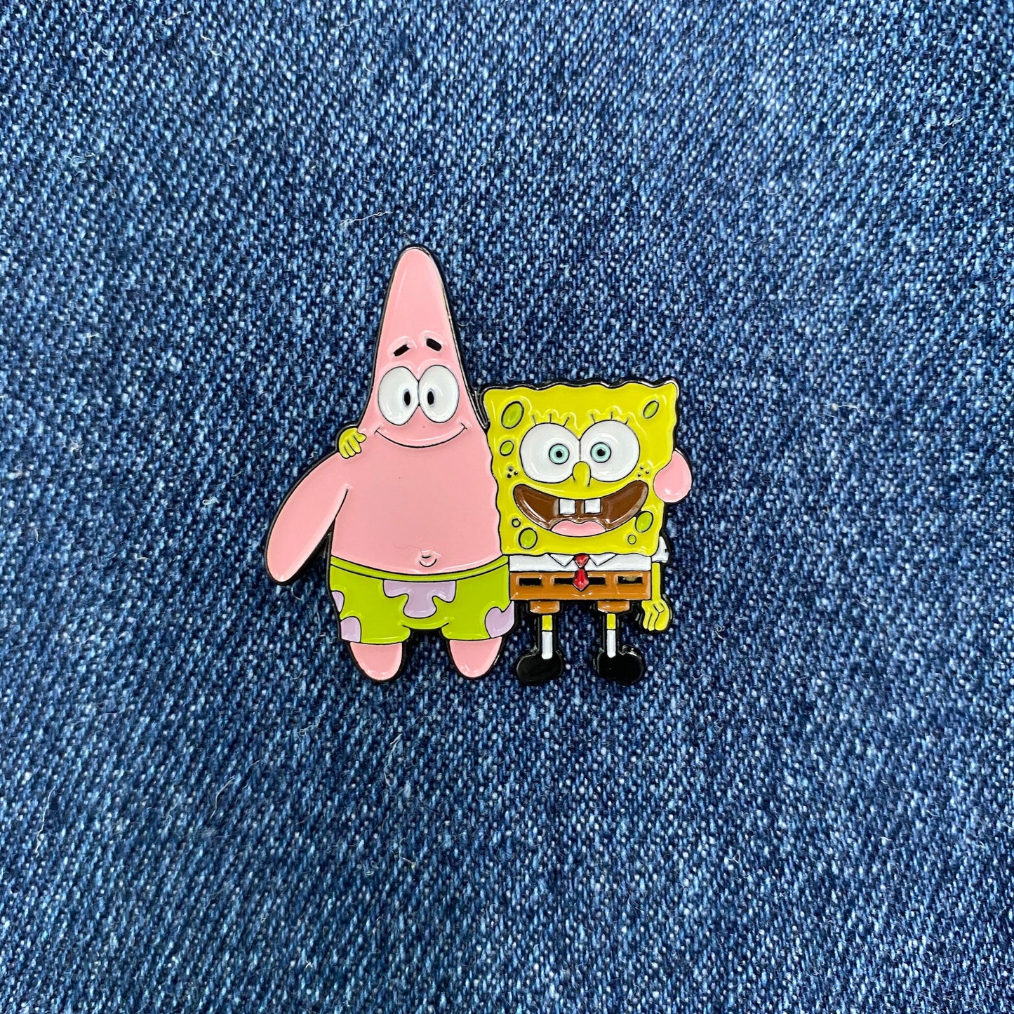 Spongebob Squarepants and Patrick Star Enamel Pin - thehappypin