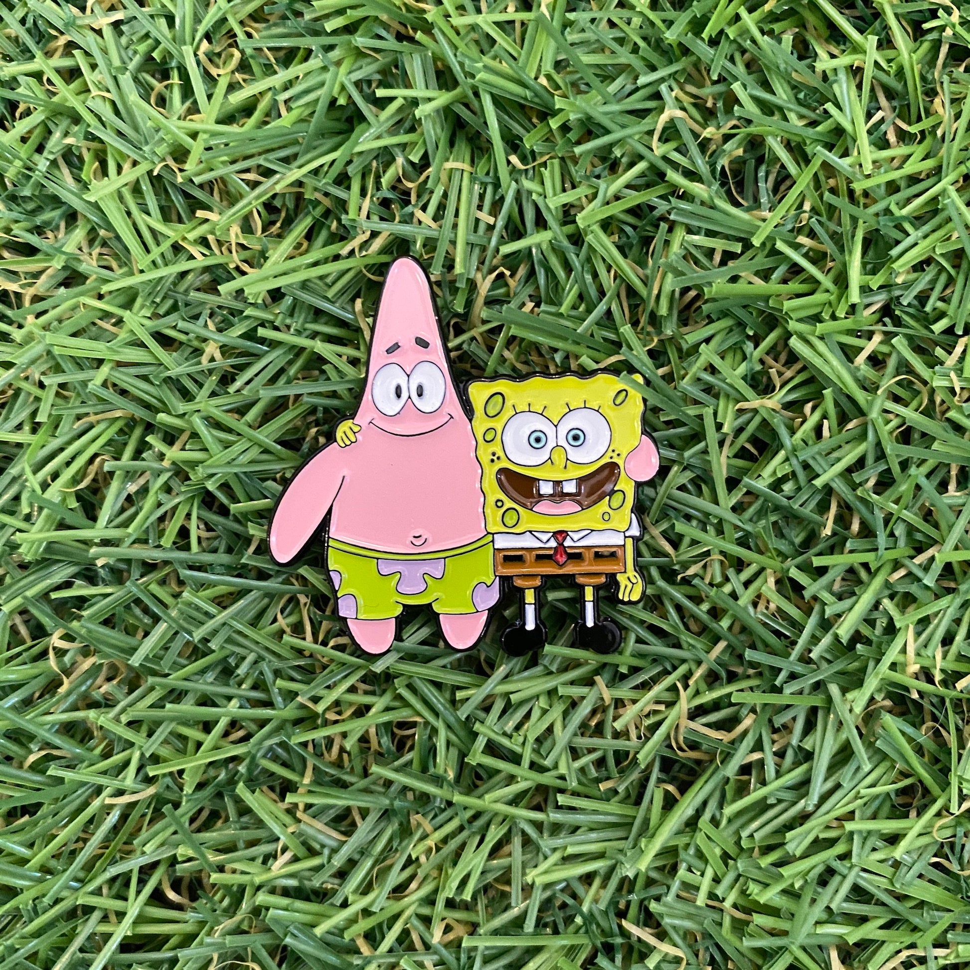 Spongebob Squarepants and Patrick Star Enamel Pin - thehappypin