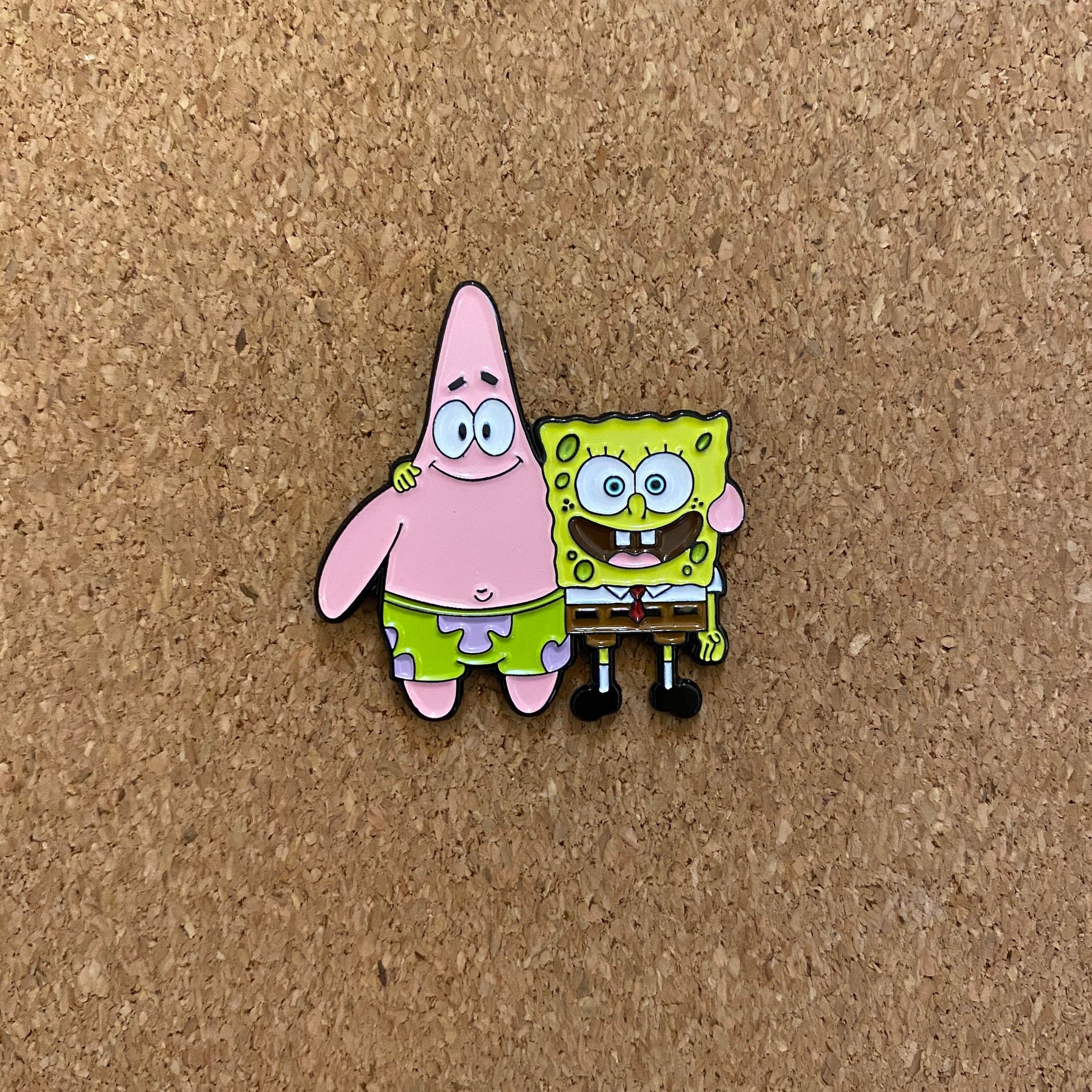 Spongebob Squarepants and Patrick Star Enamel Pin - thehappypin