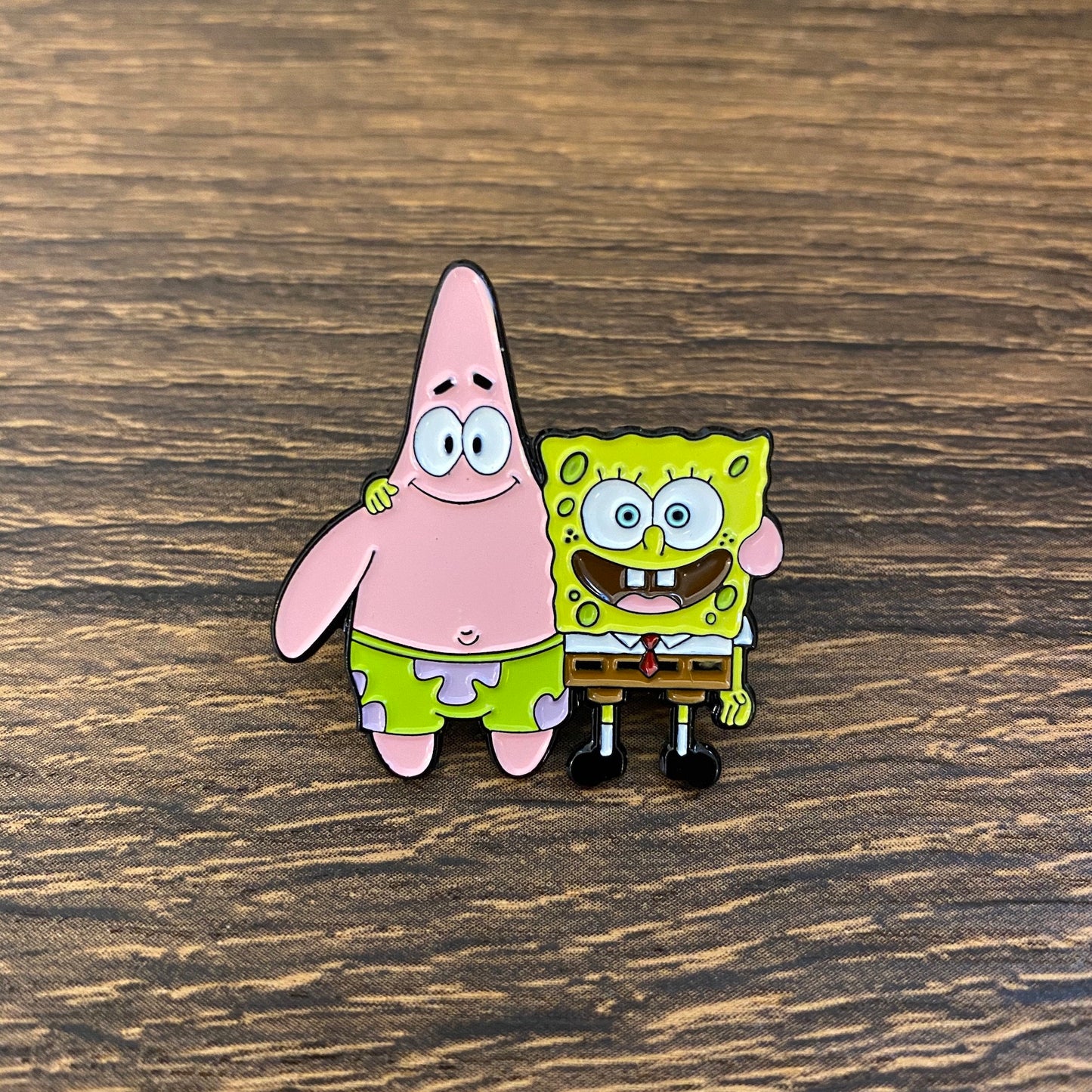 Spongebob Squarepants and Patrick Star Enamel Pin - thehappypin