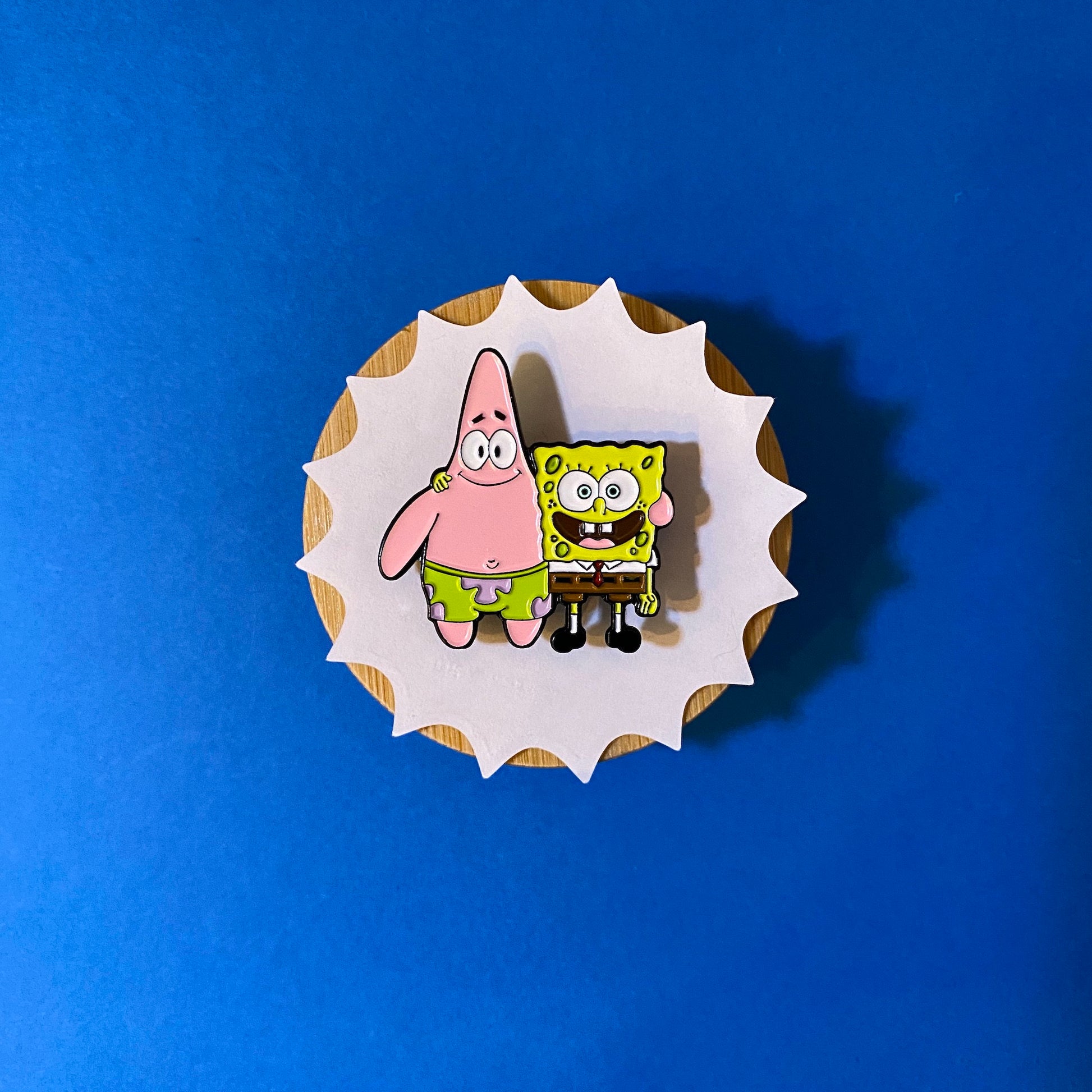 Spongebob Squarepants and Patrick Star Enamel Pin - thehappypin