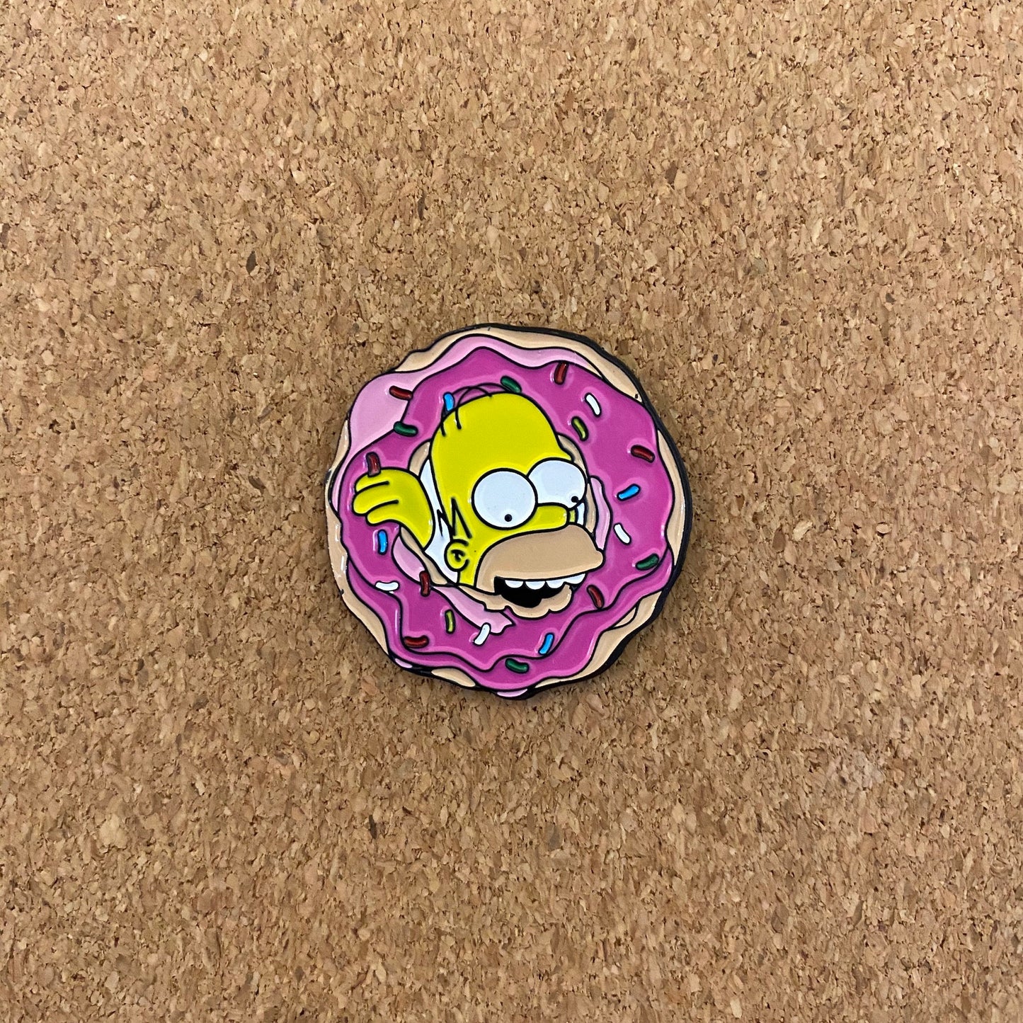 Homer Simpson Doh-Nut Enamel Pin - thehappypin