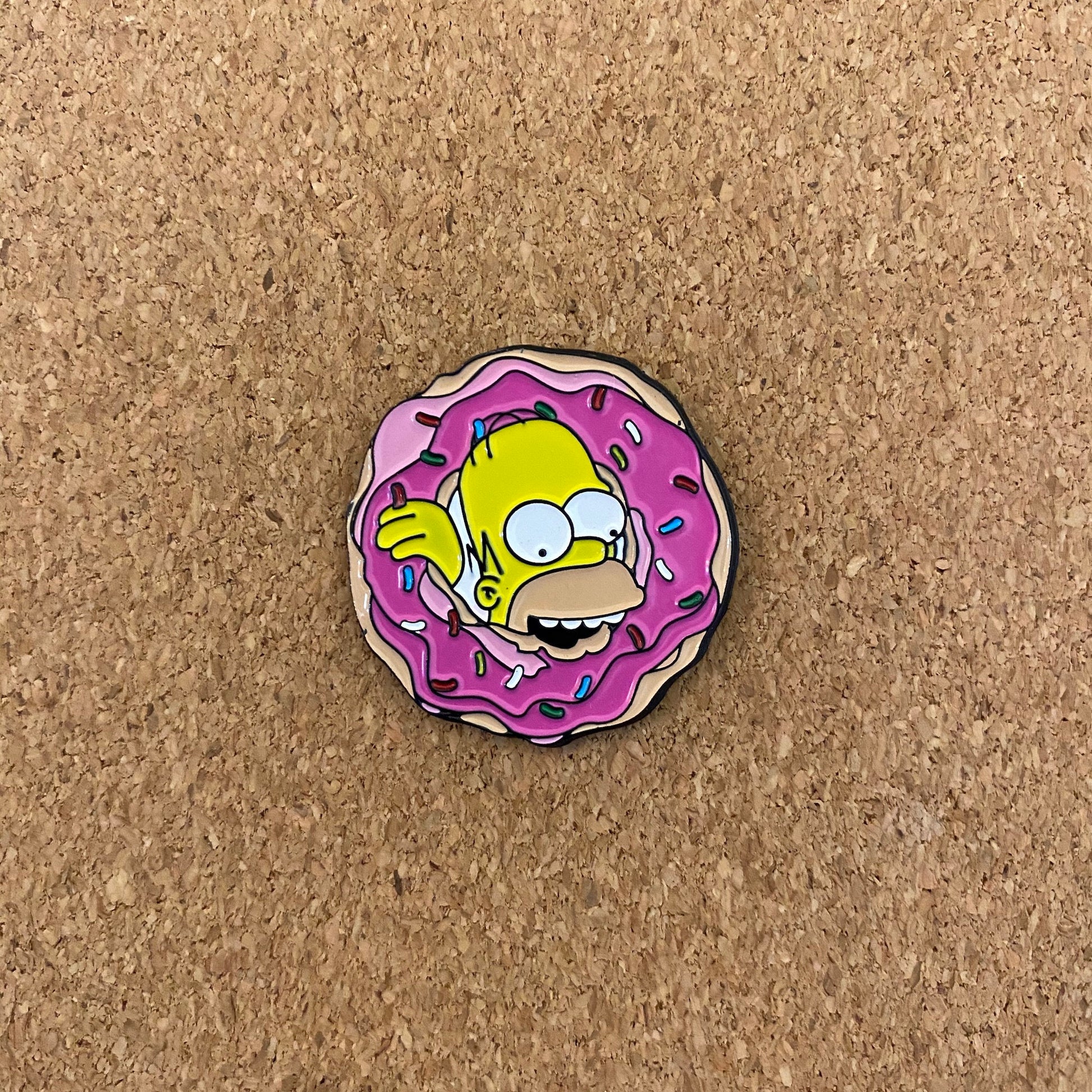 Homer Simpson Doh-Nut Enamel Pin - thehappypin