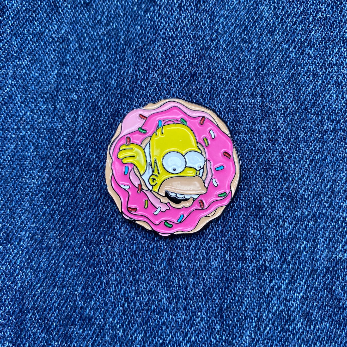 Homer Simpson Doh-Nut Enamel Pin - thehappypin