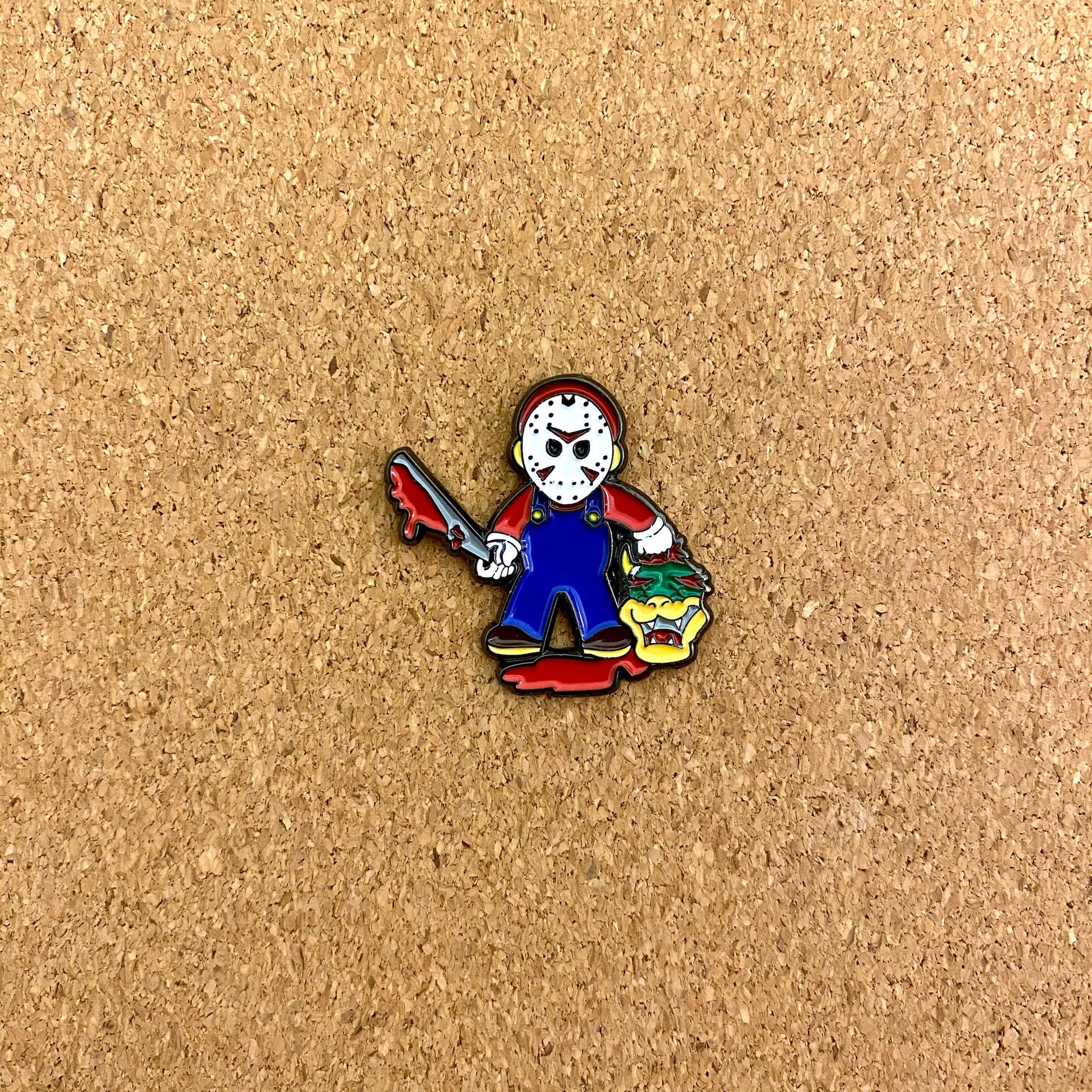 Jason from Friday the 13th as Super Mario Enamel Pin - thehappypin